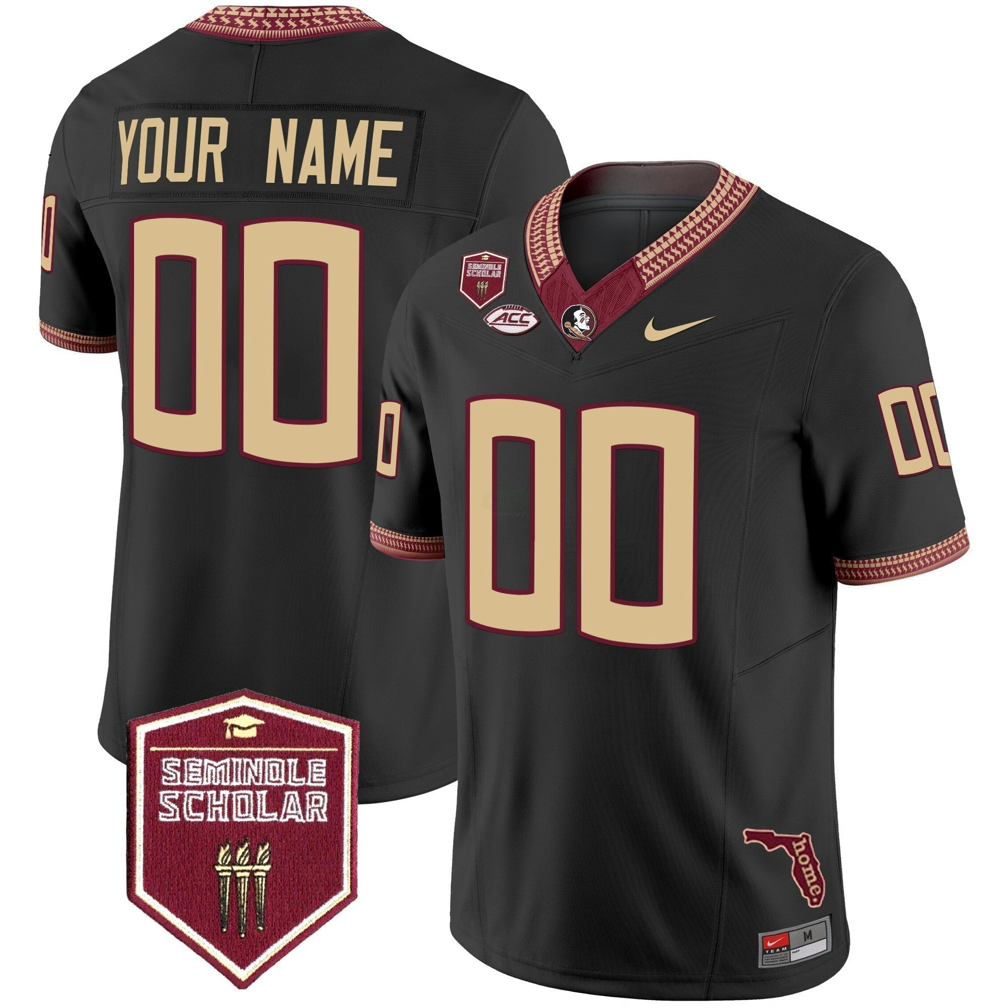 Camisa NCAA 2025 Seminole Scholar Patch Vapor Limited Jersey