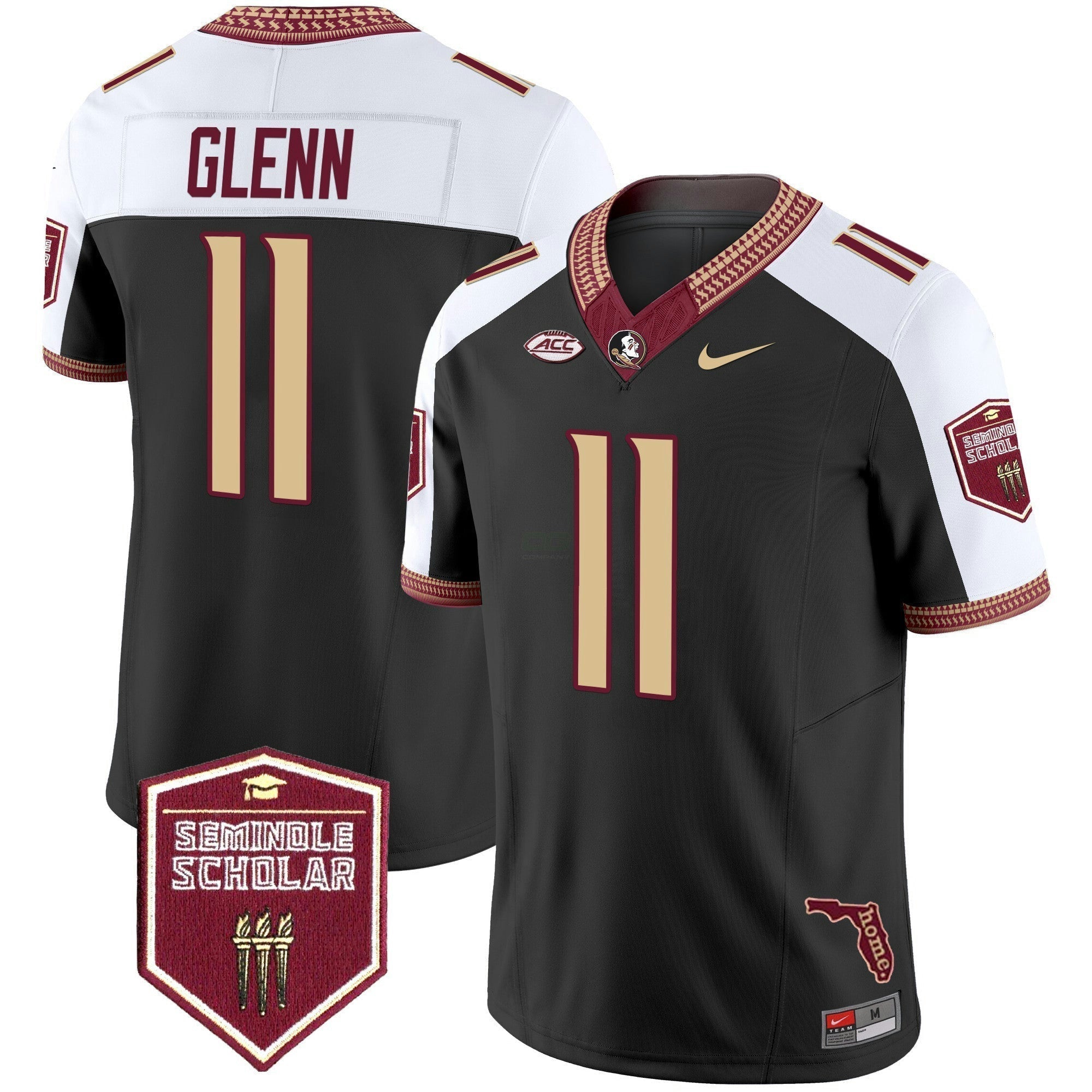 Camisa NCAA 2025 Seminole Scholar Patch Vapor Limited Jersey