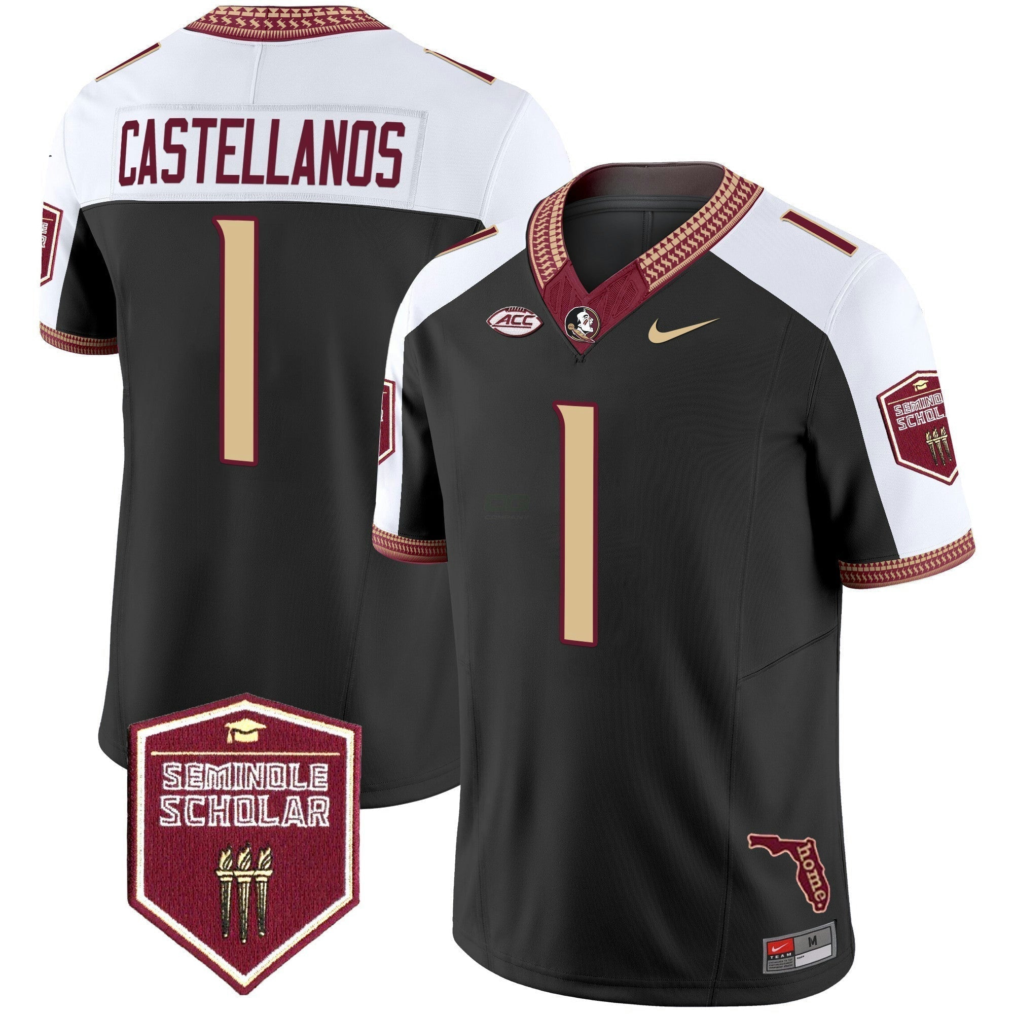 Camisa NCAA 2025 Seminole Scholar Patch Vapor Limited Jersey