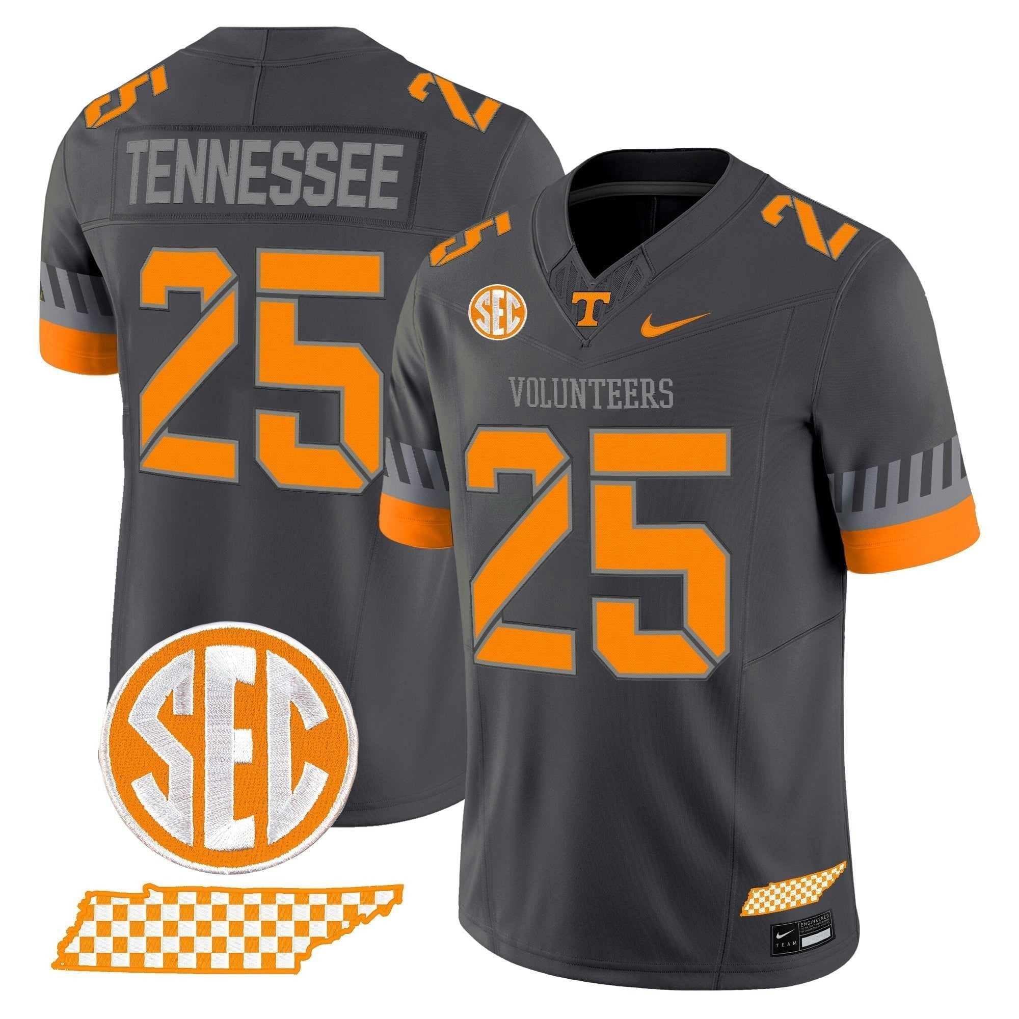 Camisa NCAA 2025 'Smokey Grey Series' Vapor Limited Jersey V2