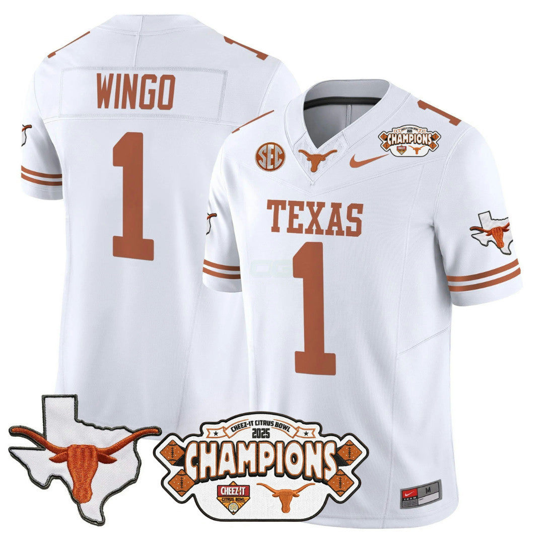 Camisa NCAA 2025 State Map & Citrus Bowl Champions Patch Vapor Limited Jersey
