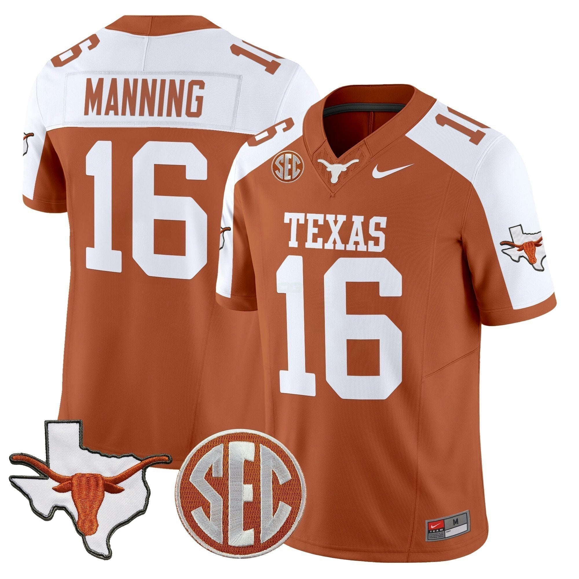 Camisa NCAA 2025 State Map & SEC Patch Vapor Limited Jersey