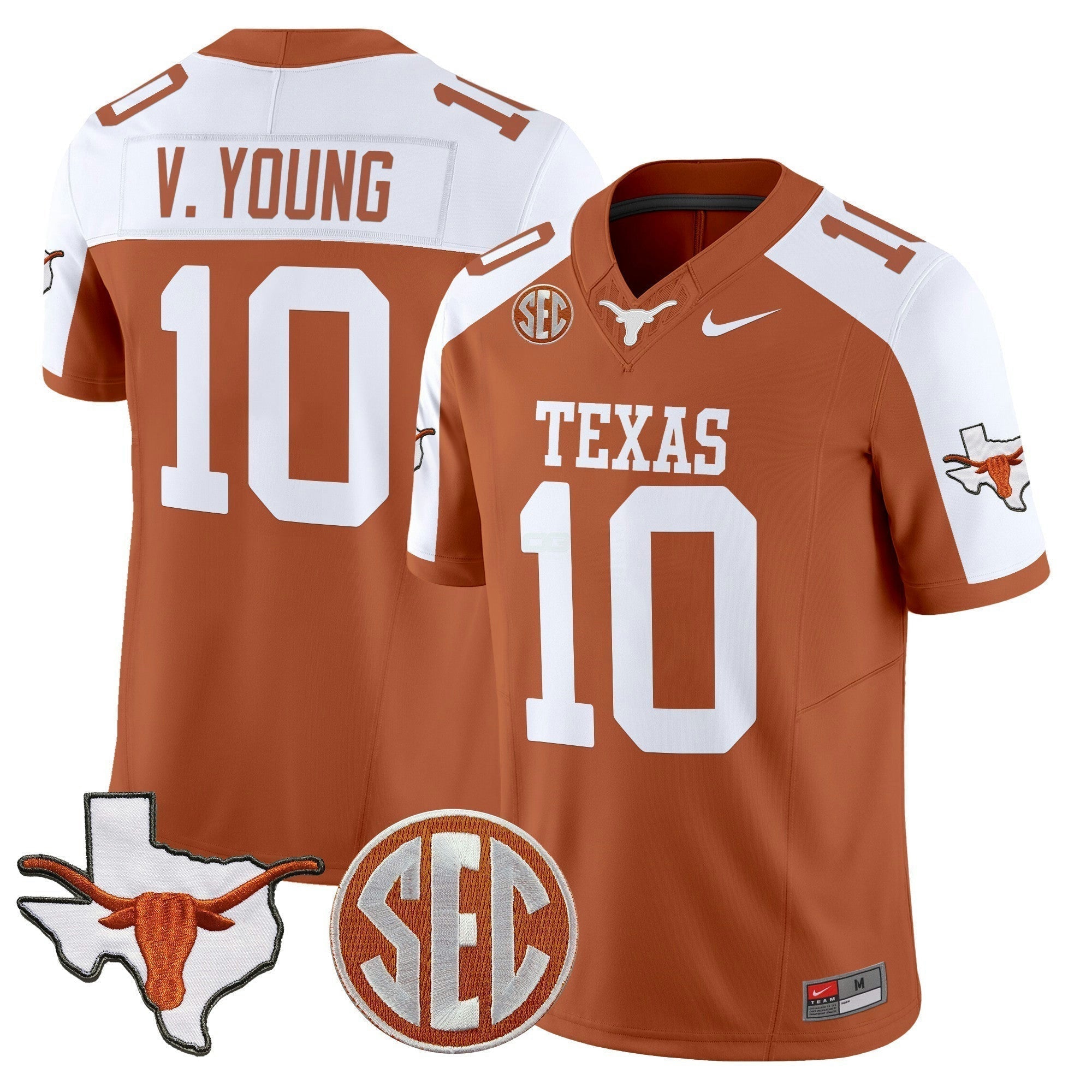 Camisa NCAA 2025 State Map & SEC Patch Vapor Limited Jersey