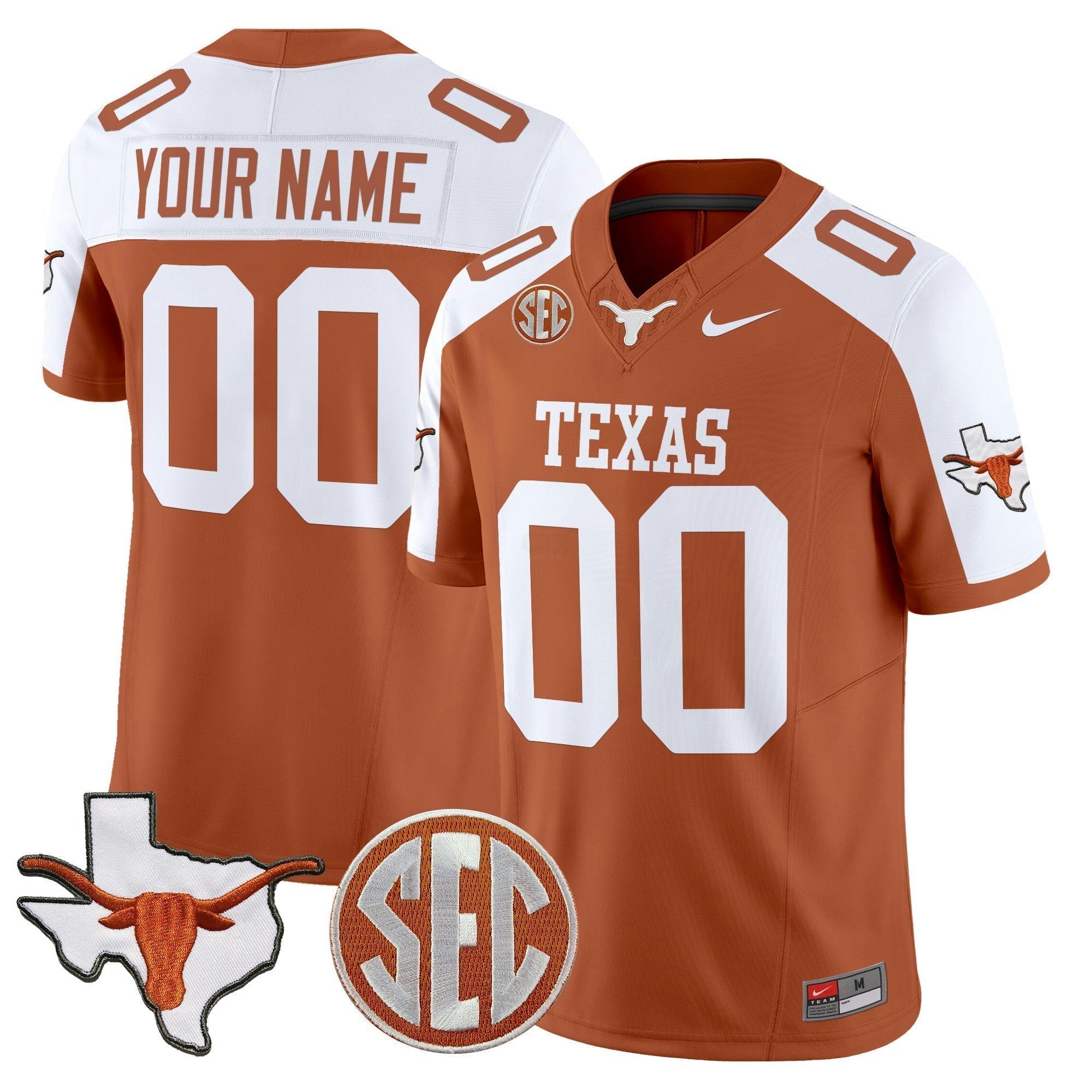 Camisa NCAA 2025 State Map & SEC Patch Vapor Limited Jersey