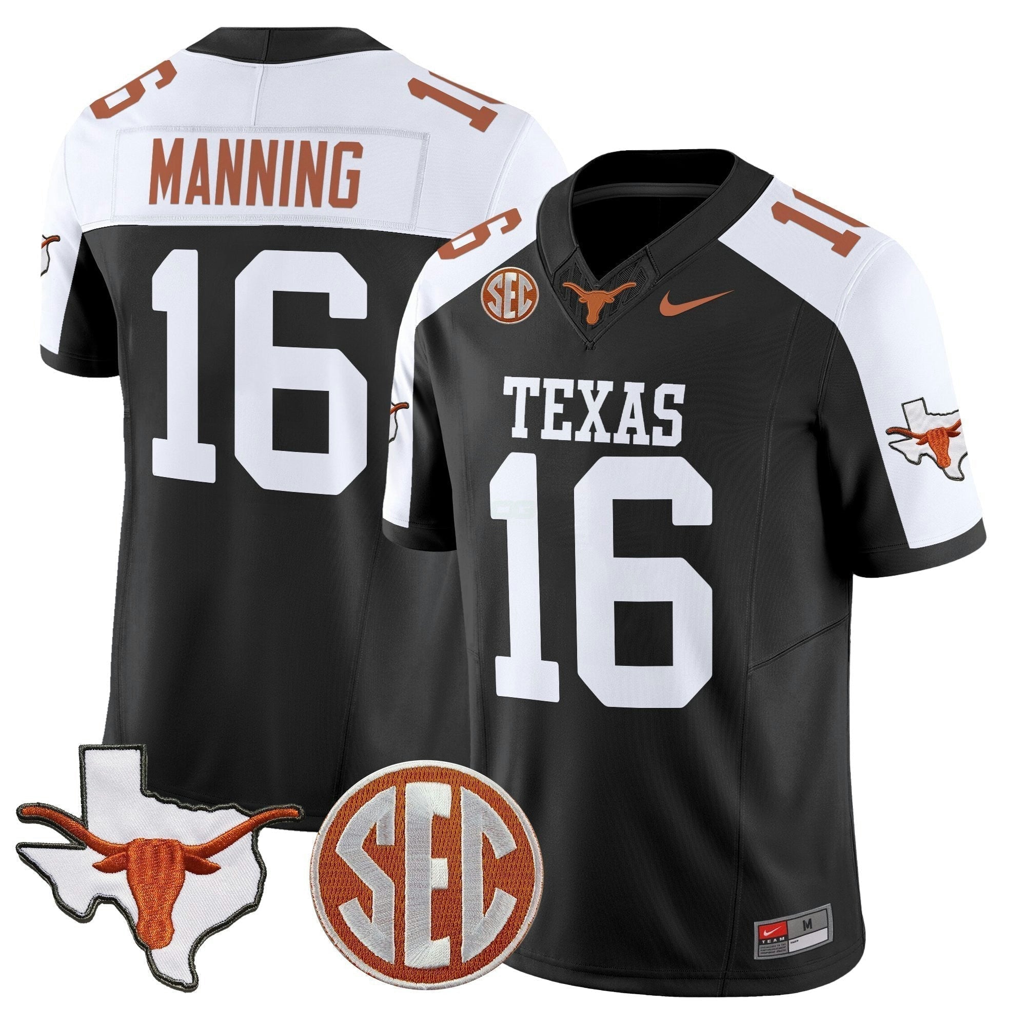 Camisa NCAA 2025 State Map & SEC Patch Vapor Limited Jersey