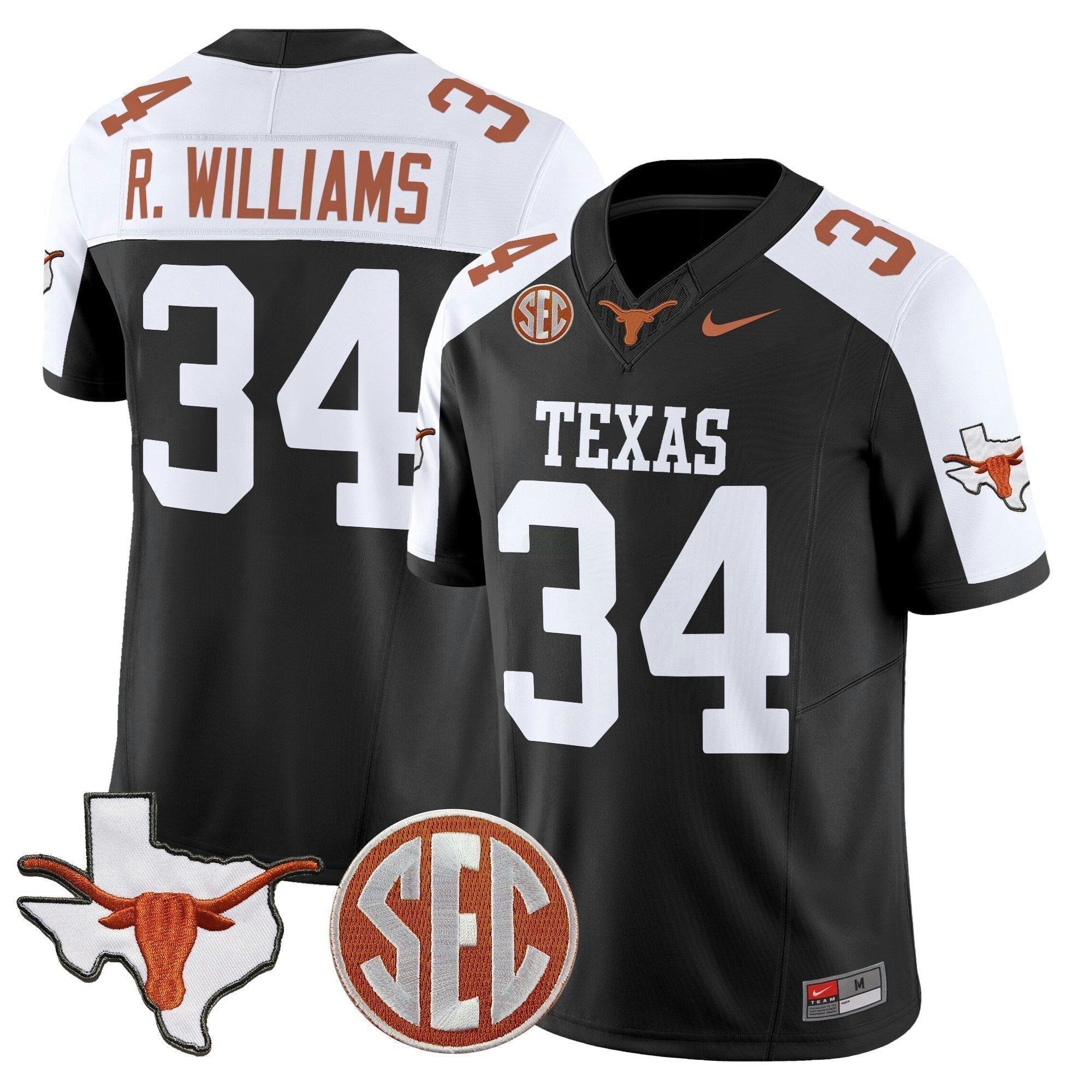 Camisa NCAA 2025 State Map & SEC Patch Vapor Limited Jersey