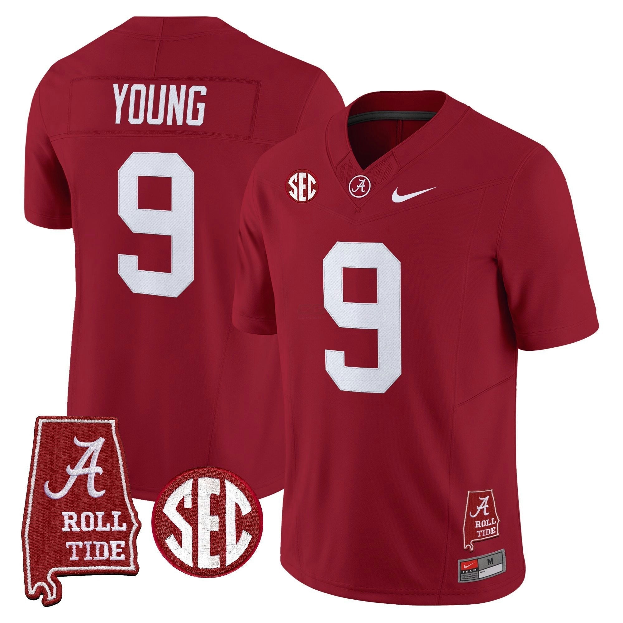 Camisa NCAA 2025 Vapor Limited Jersey - Alabama Map