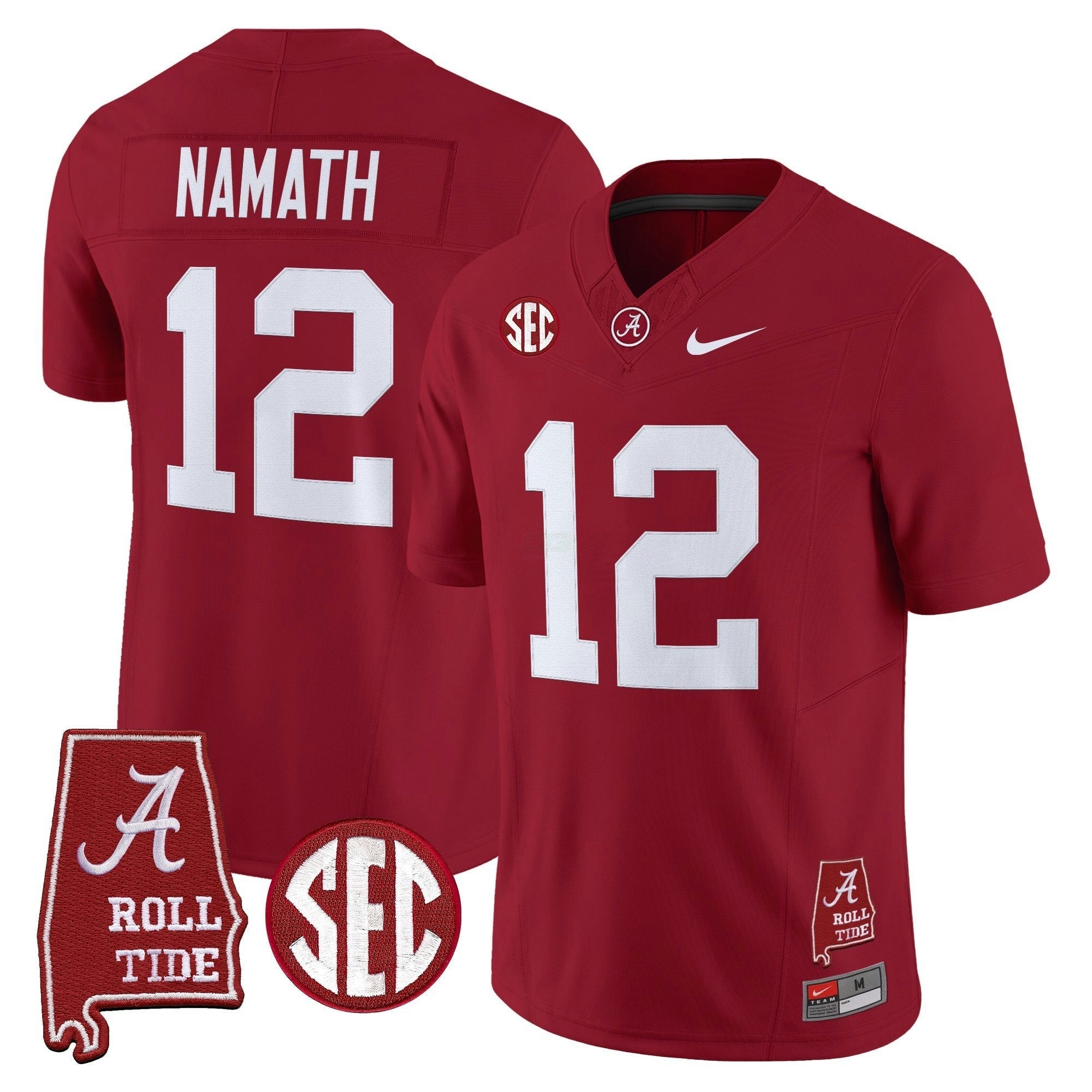 Camisa NCAA 2025 Vapor Limited Jersey - Alabama Map