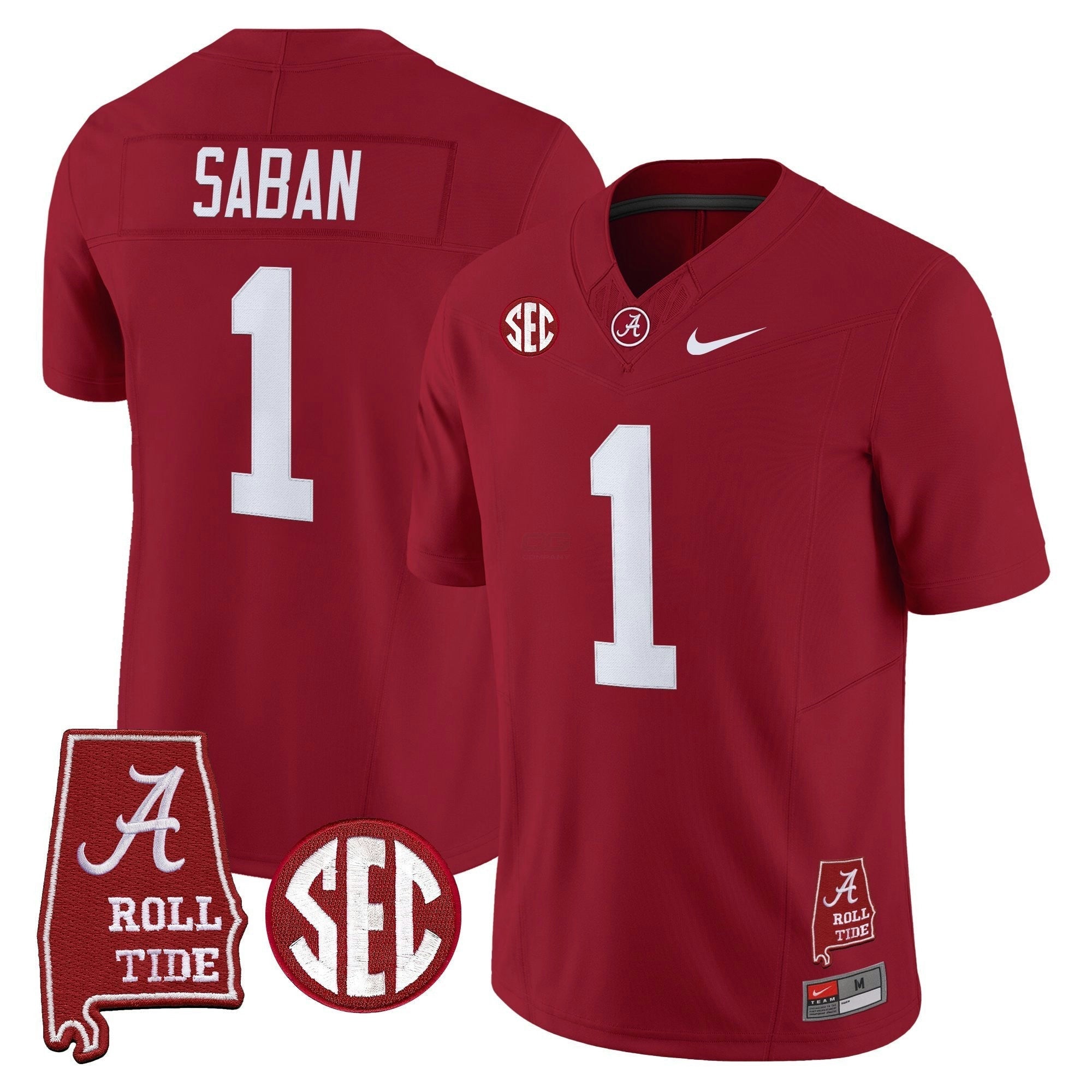 Camisa NCAA 2025 Vapor Limited Jersey - Alabama Map