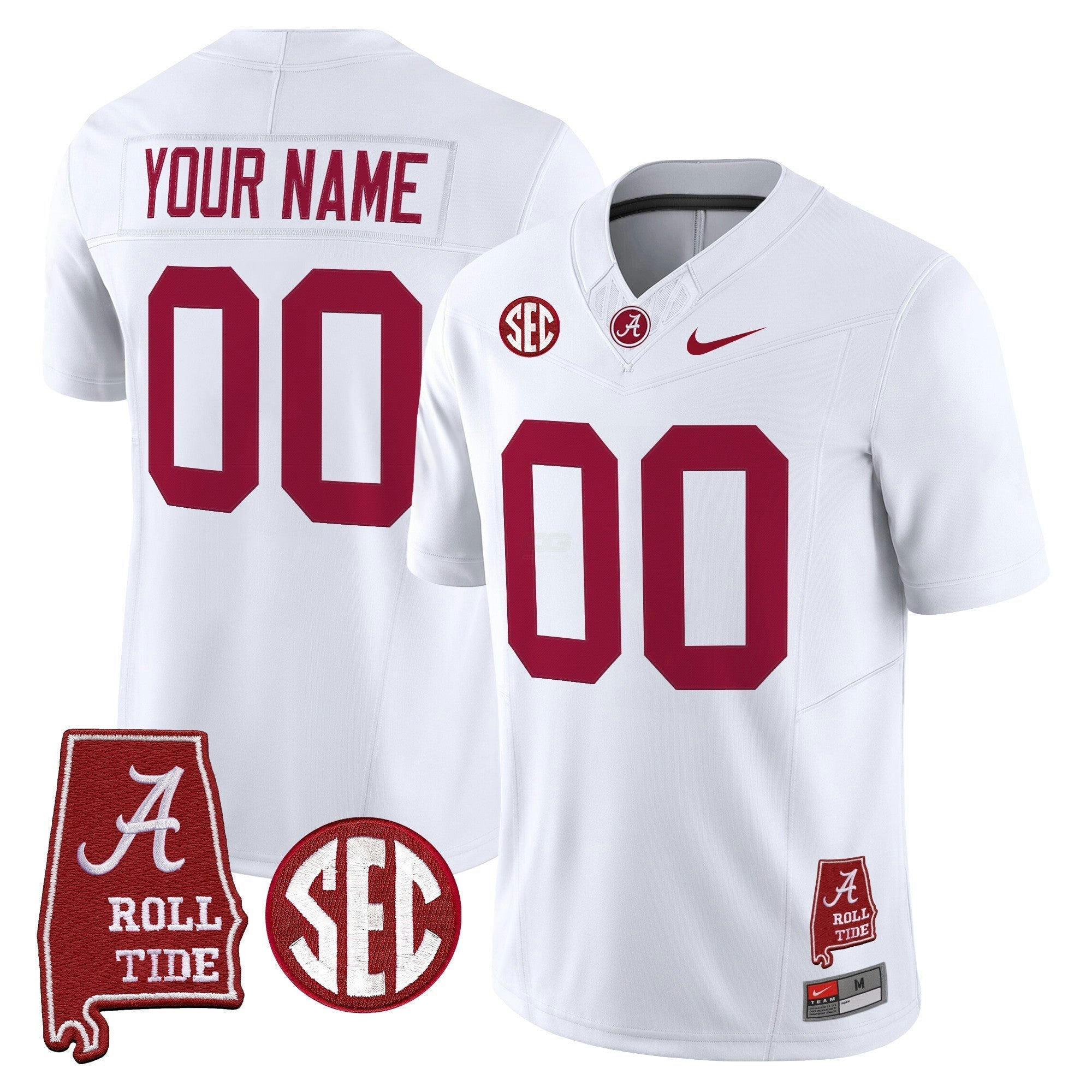 Camisa NCAA 2025 Vapor Limited Jersey - Alabama Map
