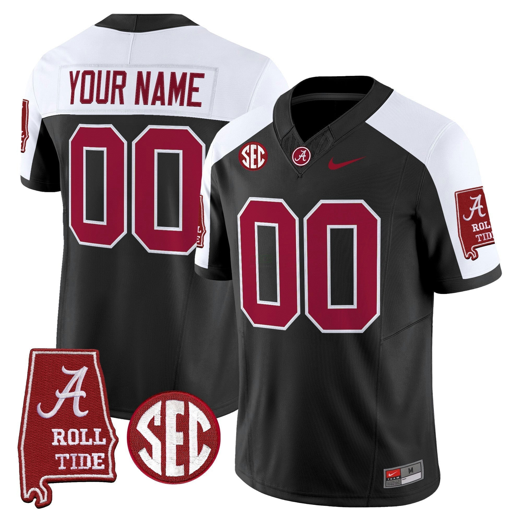 Camisa NCAA 2025 Vapor Limited Jersey - Alabama Map