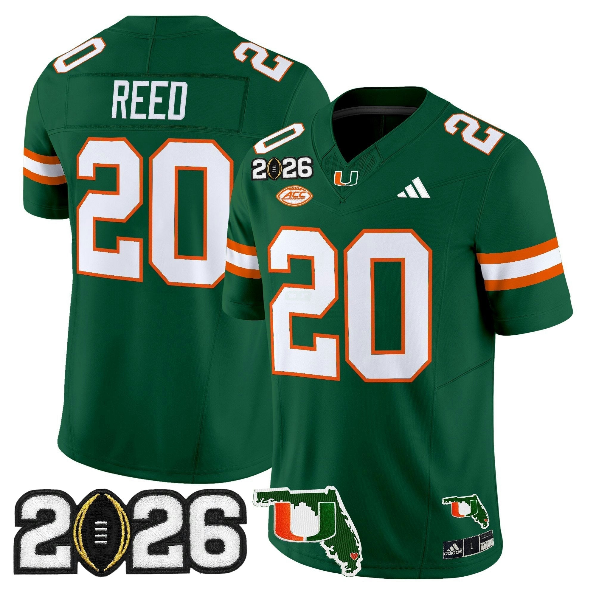 Camisa NCAA 2026 College Football Playoff Final & Florida Patch Vapor Limited Jersey