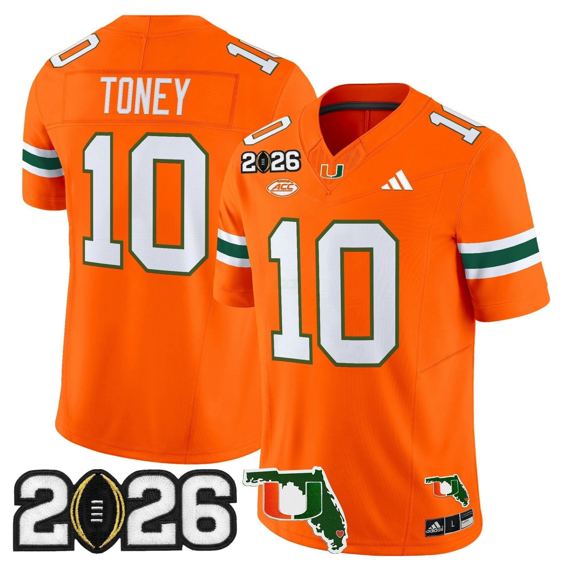 Camisa NCAA 2026 College Football Playoff Final & Florida Patch Vapor Limited Jersey