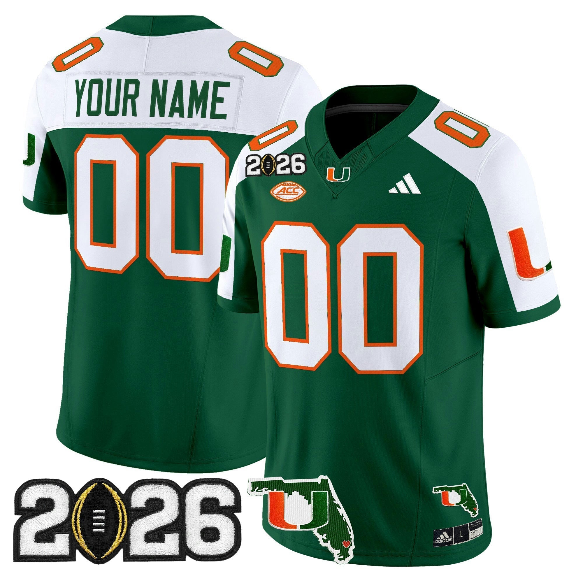 Camisa NCAA 2026 College Football Playoff Final & Florida Patch Vapor Limited Jersey