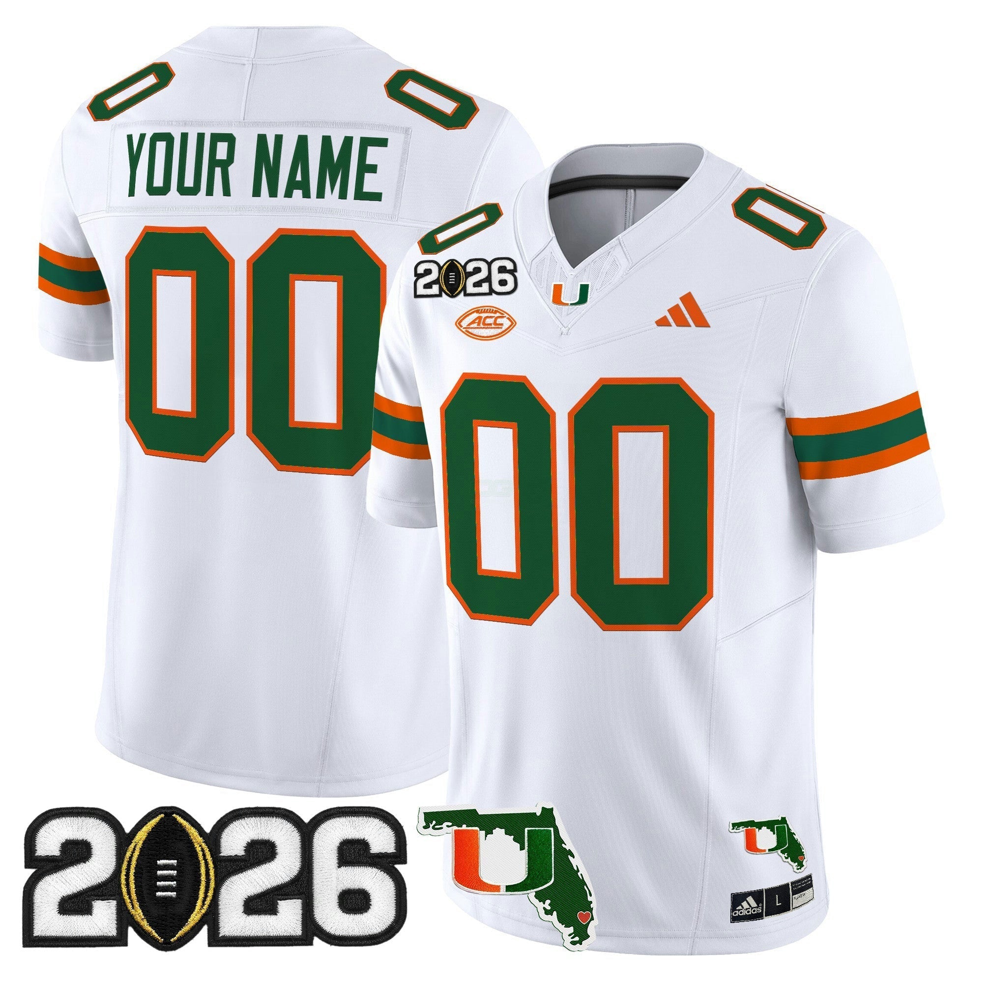 Camisa NCAA 2026 College Football Playoff Final & Florida Patch Vapor Limited Jersey