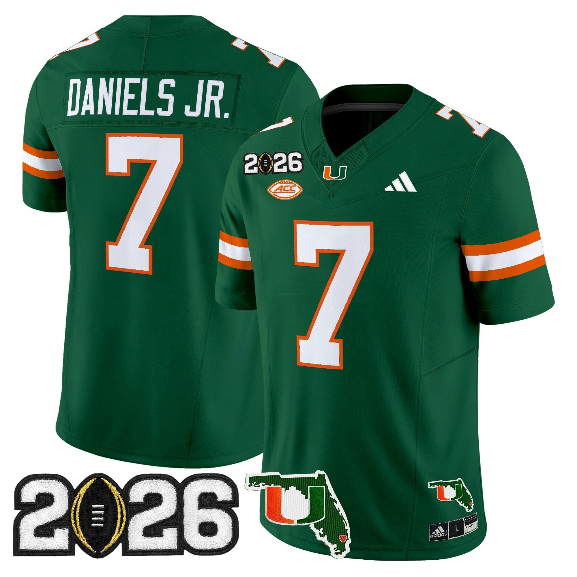 Camisa NCAA 2026 College Football Playoff Final & Florida Patch Vapor Limited Jersey