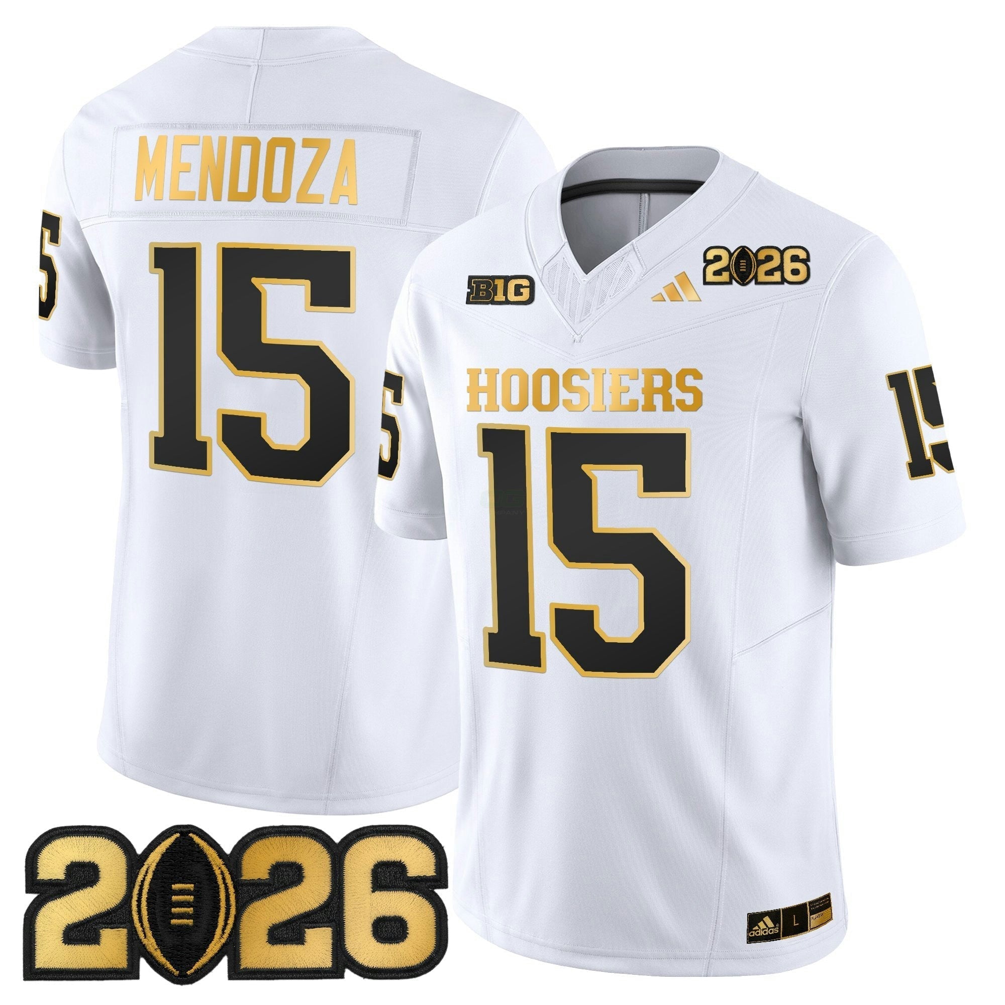 Camisa NCAA 2026 College Football Playoff Final Patch Dourada Vapor Limited Jersey
