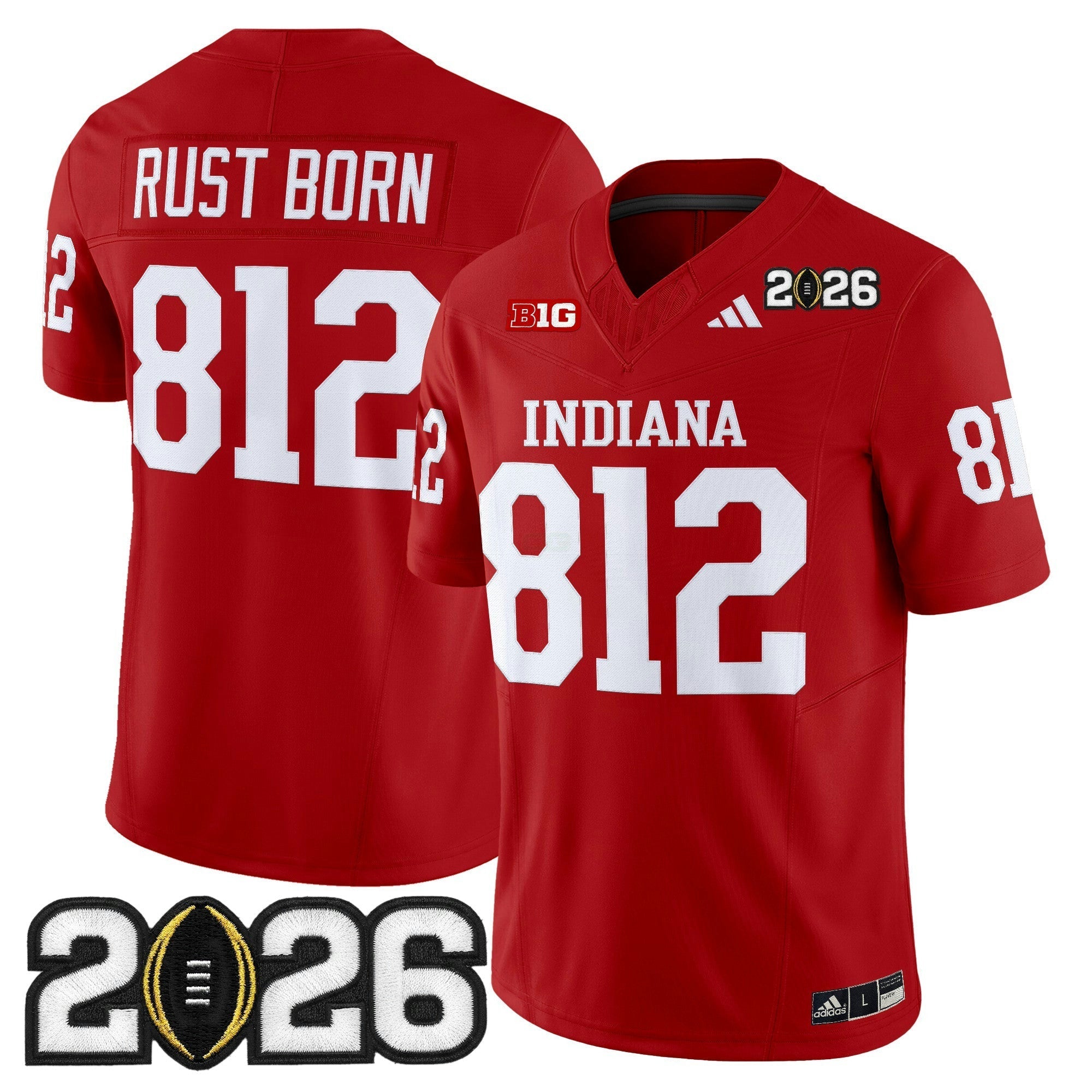 Camisa NCAA 2026 College Football Playoff Final Patch Vapor Limited Jersey V2