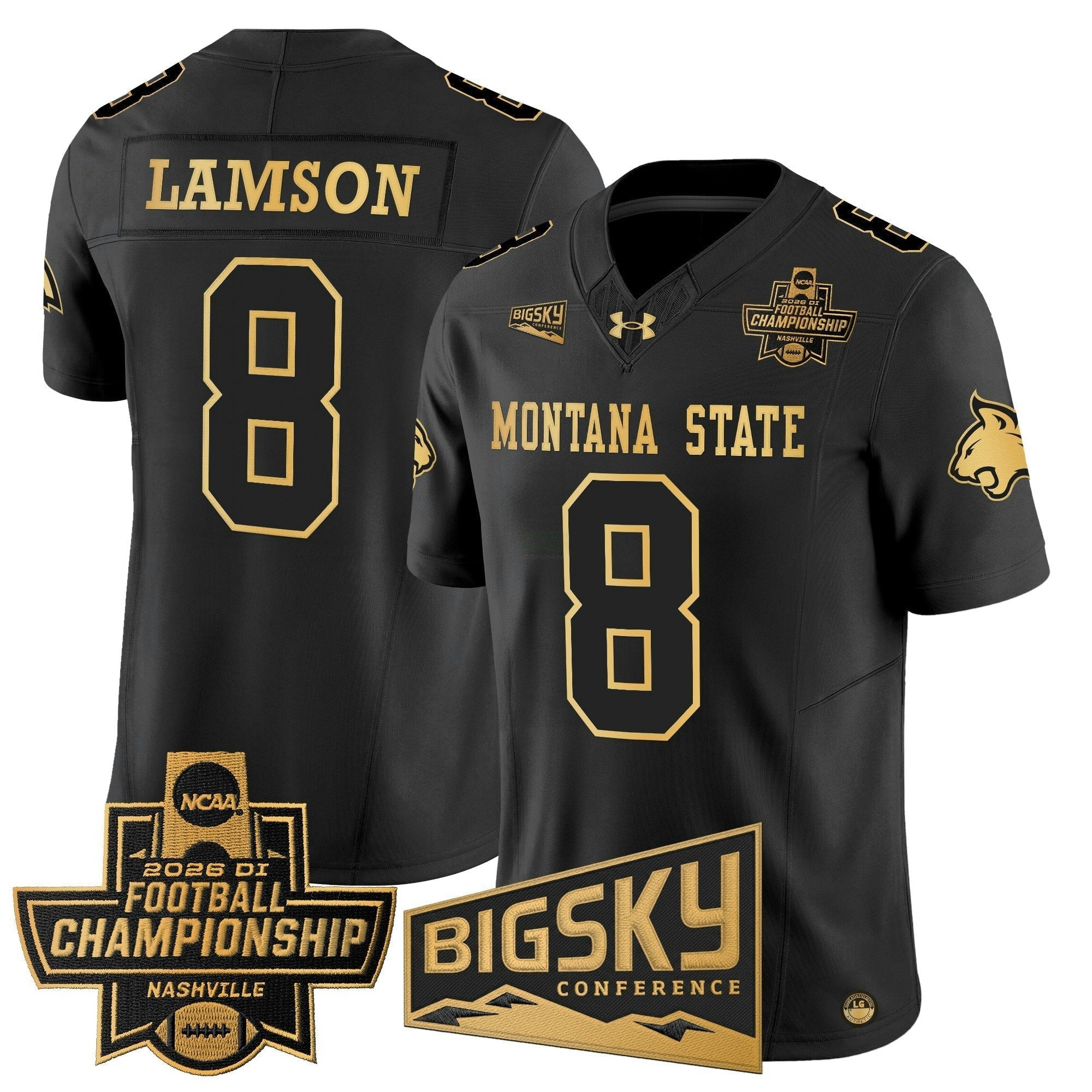 Camisa NCAA 2026 Football Championship Gold Vapor Limited Jersey