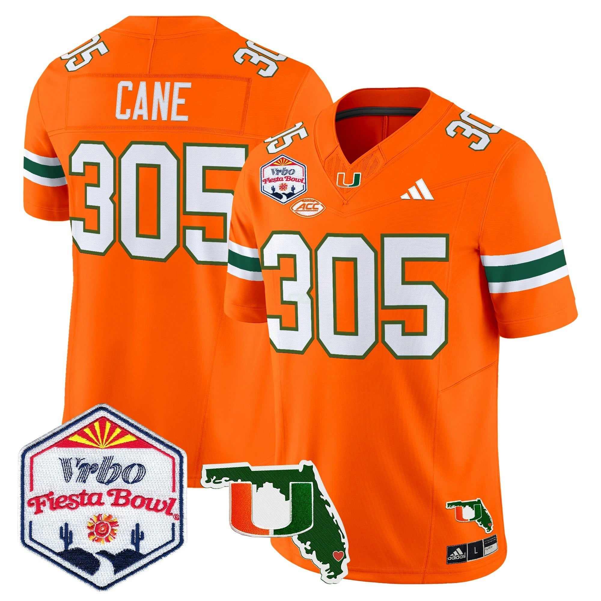 Camisa NCAA 2026 The Fiesta Bowl & Florida Patch Vapor Limited Jersey