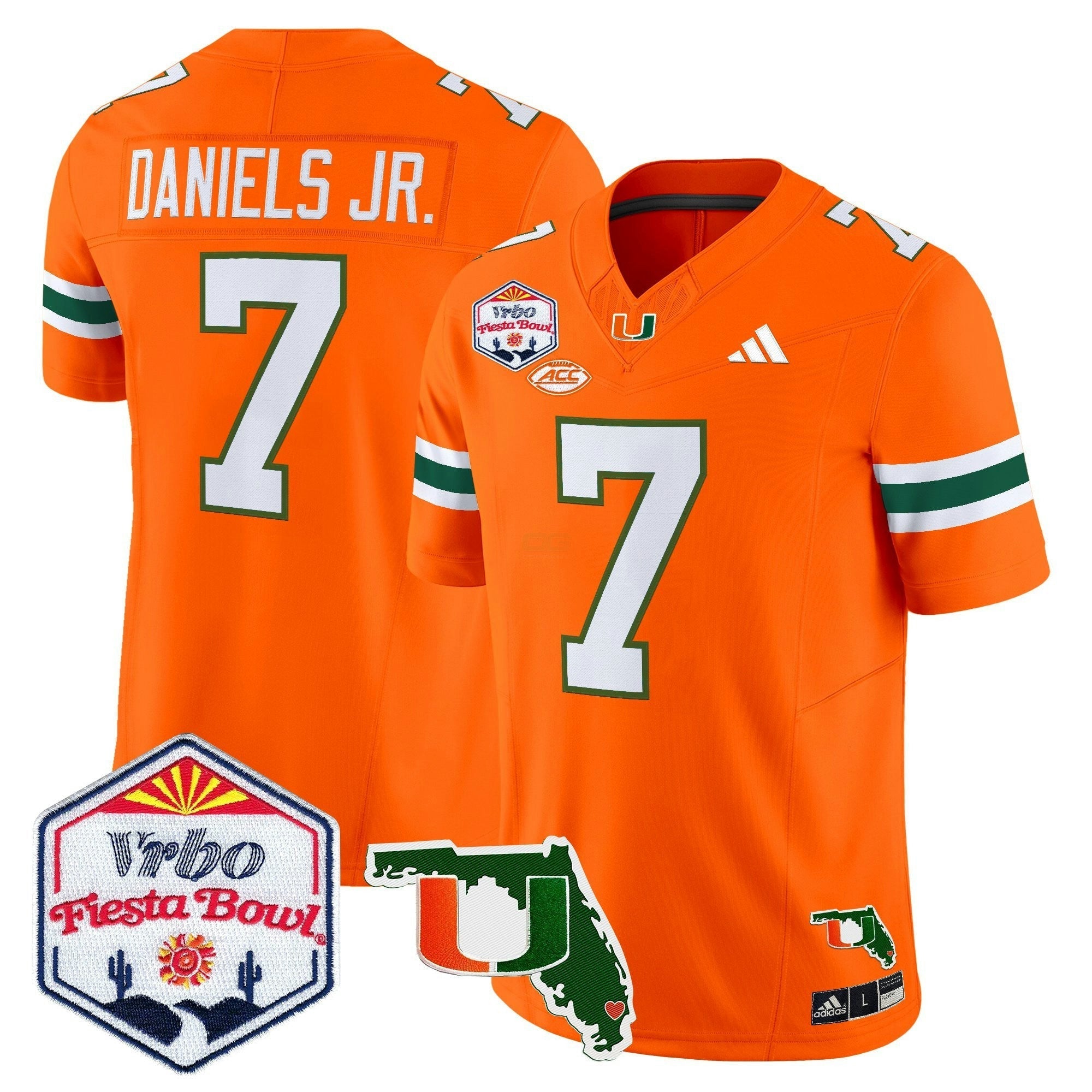 Camisa NCAA 2026 The Fiesta Bowl & Florida Patch Vapor Limited Jersey