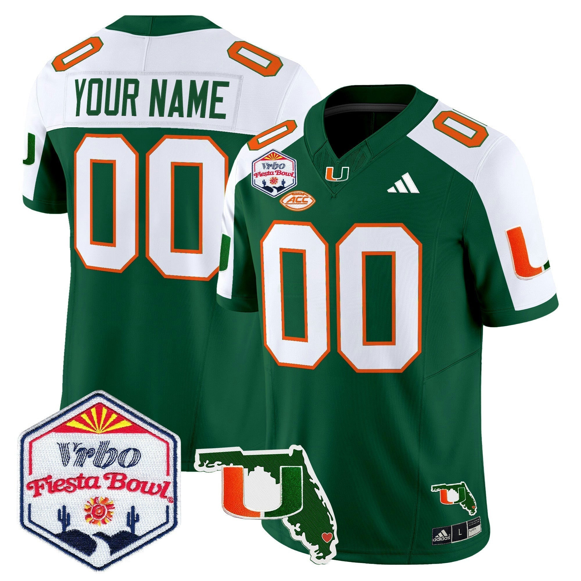 Camisa NCAA 2026 The Fiesta Bowl & Florida Patch Vapor Limited Jersey