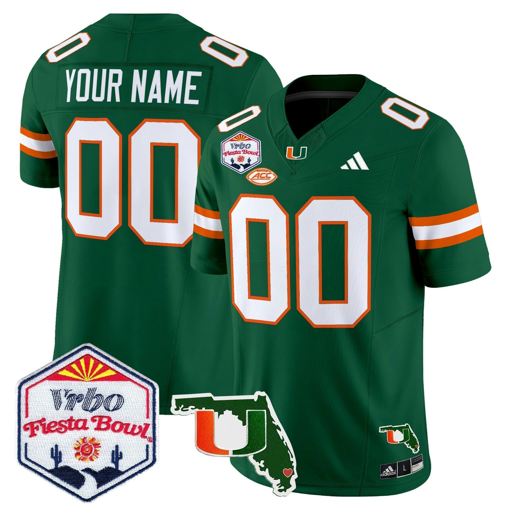 Camisa NCAA 2026 The Fiesta Bowl & Florida Patch Vapor Limited Jersey