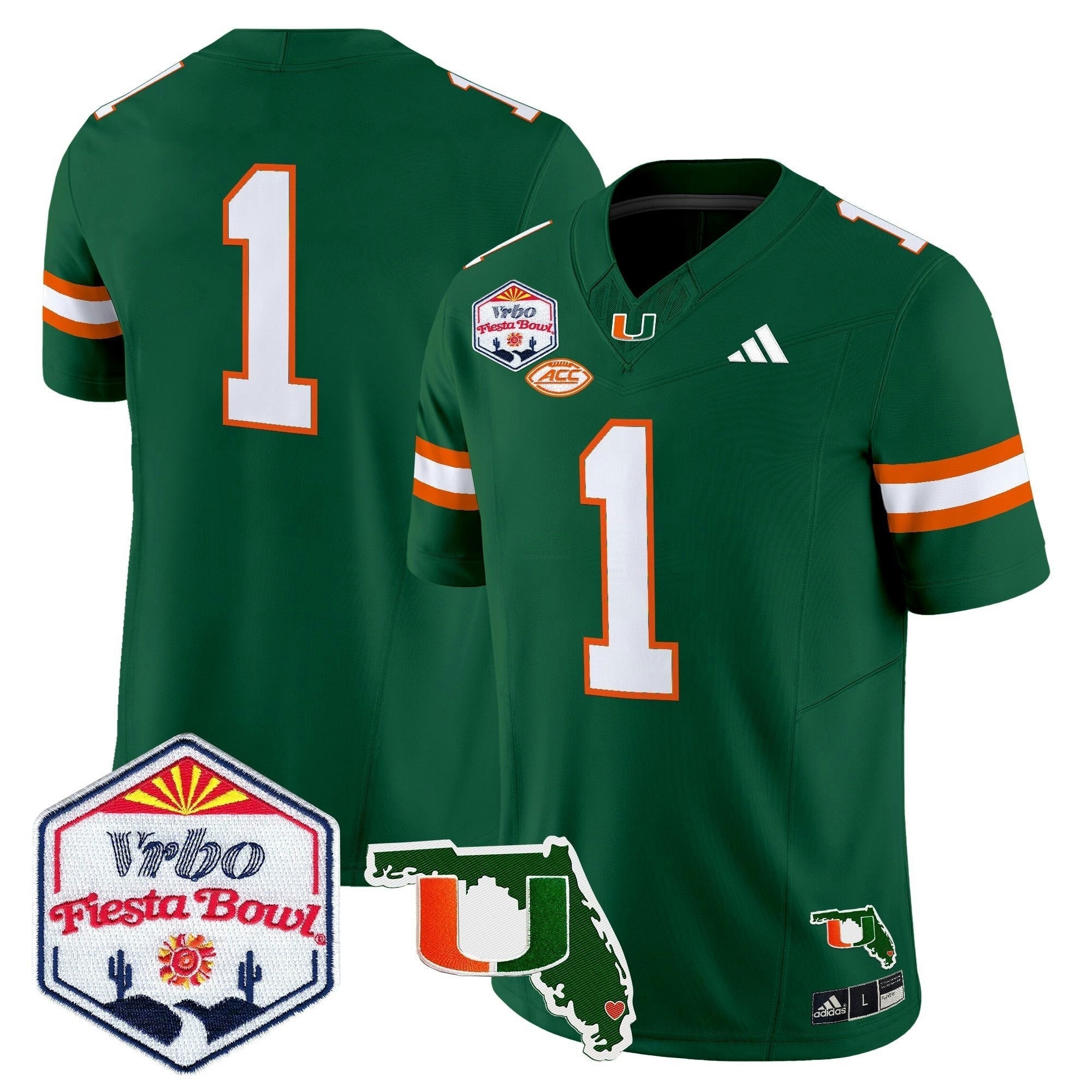 Camisa NCAA 2026 The Fiesta Bowl & Florida Patch Vapor Limited Jersey
