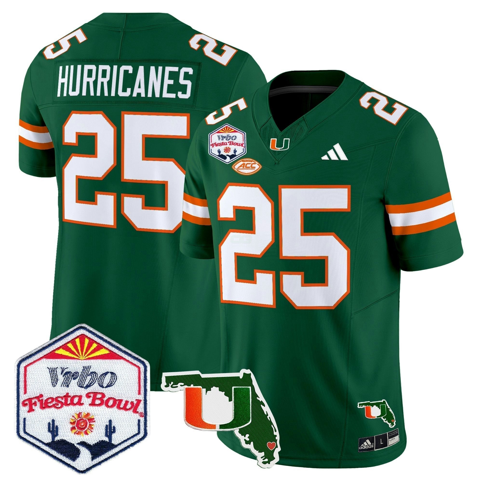 Camisa NCAA 2026 The Fiesta Bowl & Florida Patch Vapor Limited Jersey