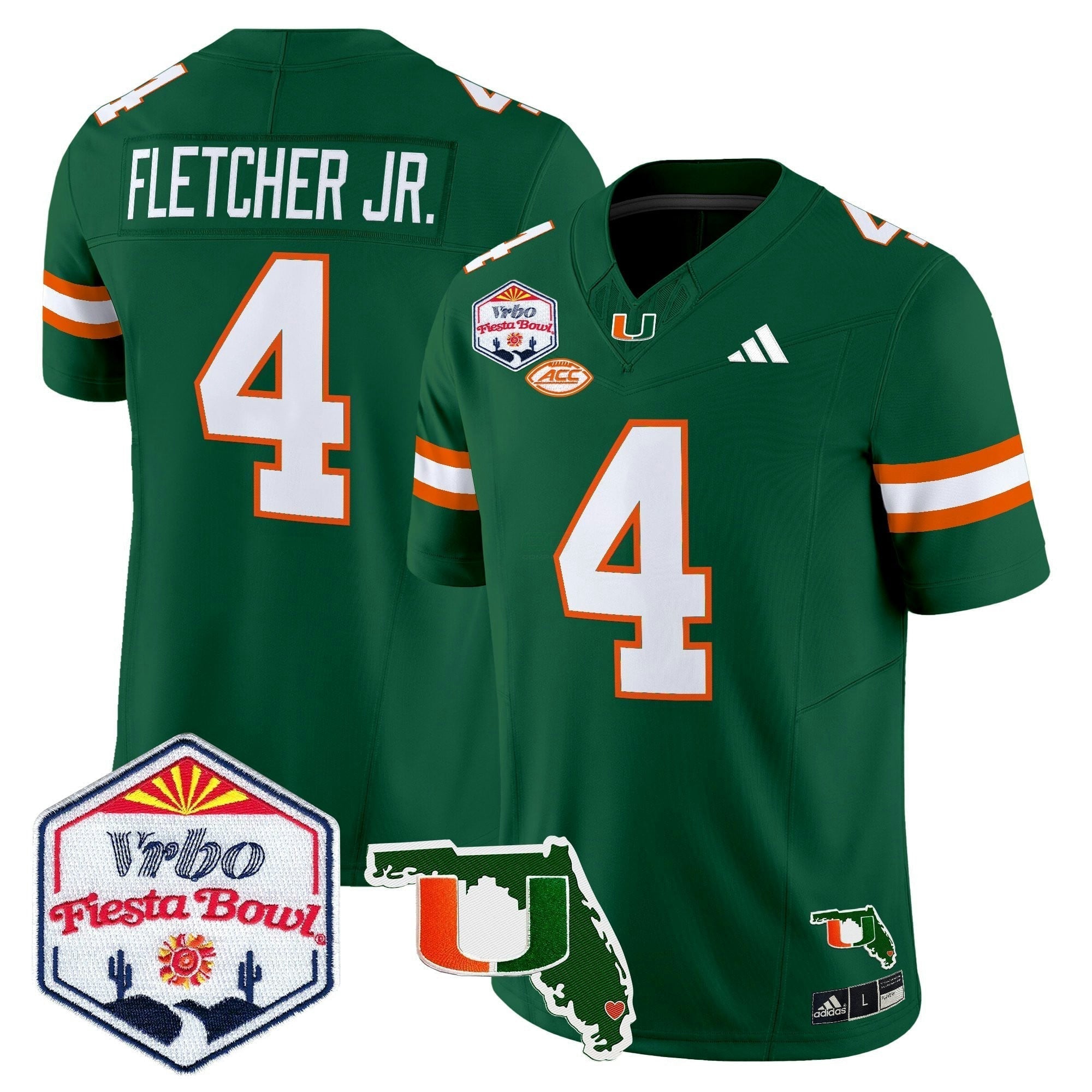 Camisa NCAA 2026 The Fiesta Bowl & Florida Patch Vapor Limited Jersey