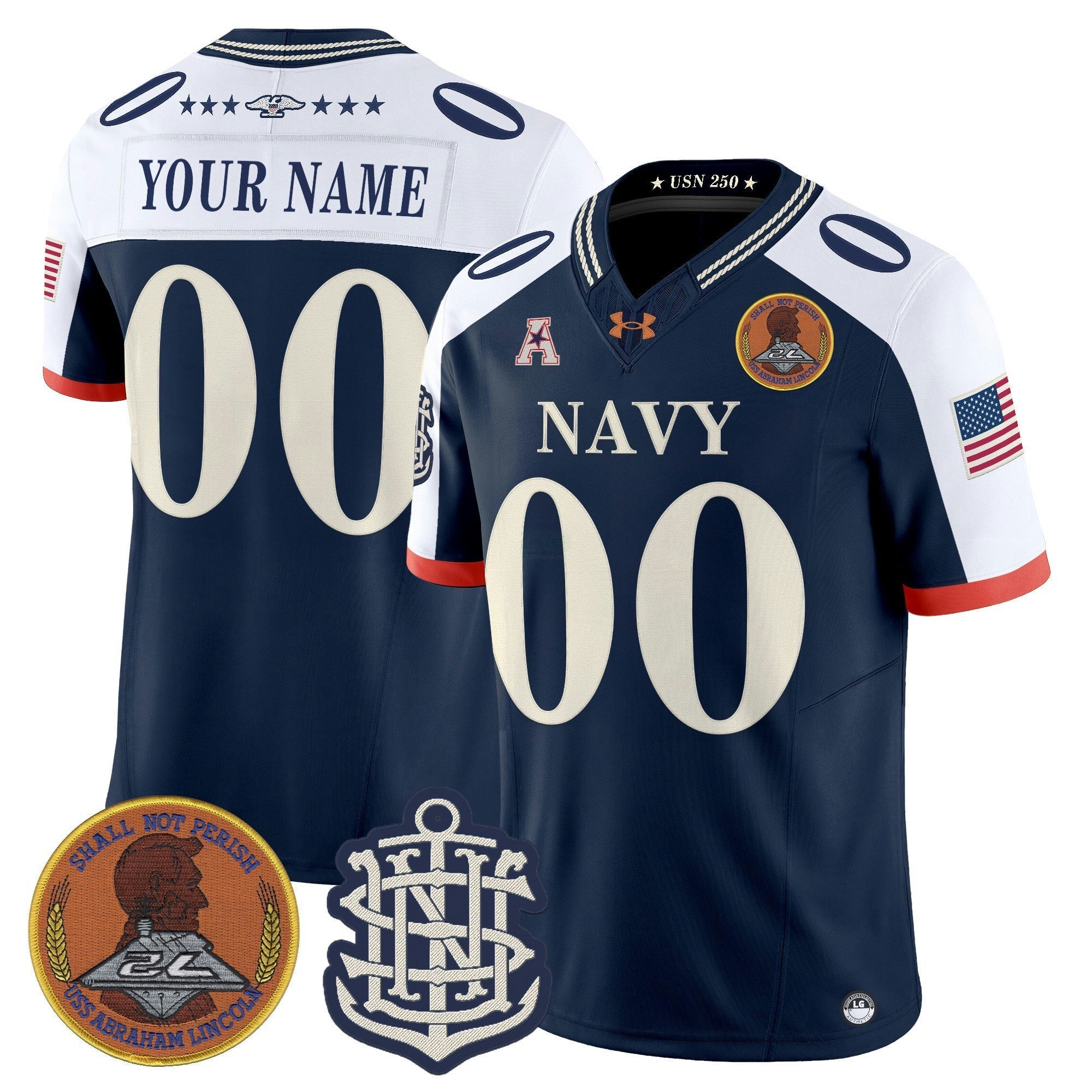 Camisa NCAA 250th Anniversary Vapor Limited Jersey - Stitched
