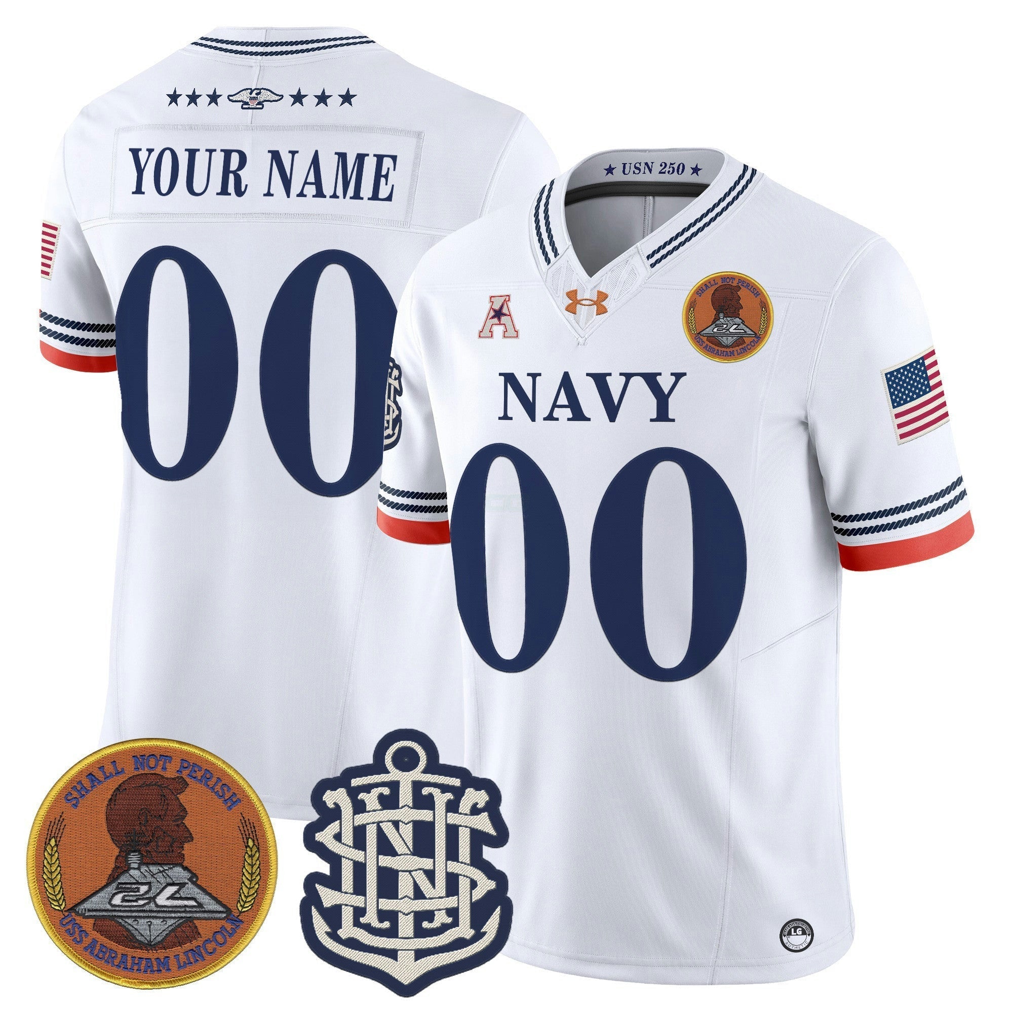 Camisa NCAA 250th Anniversary Vapor Limited Jersey - Stitched