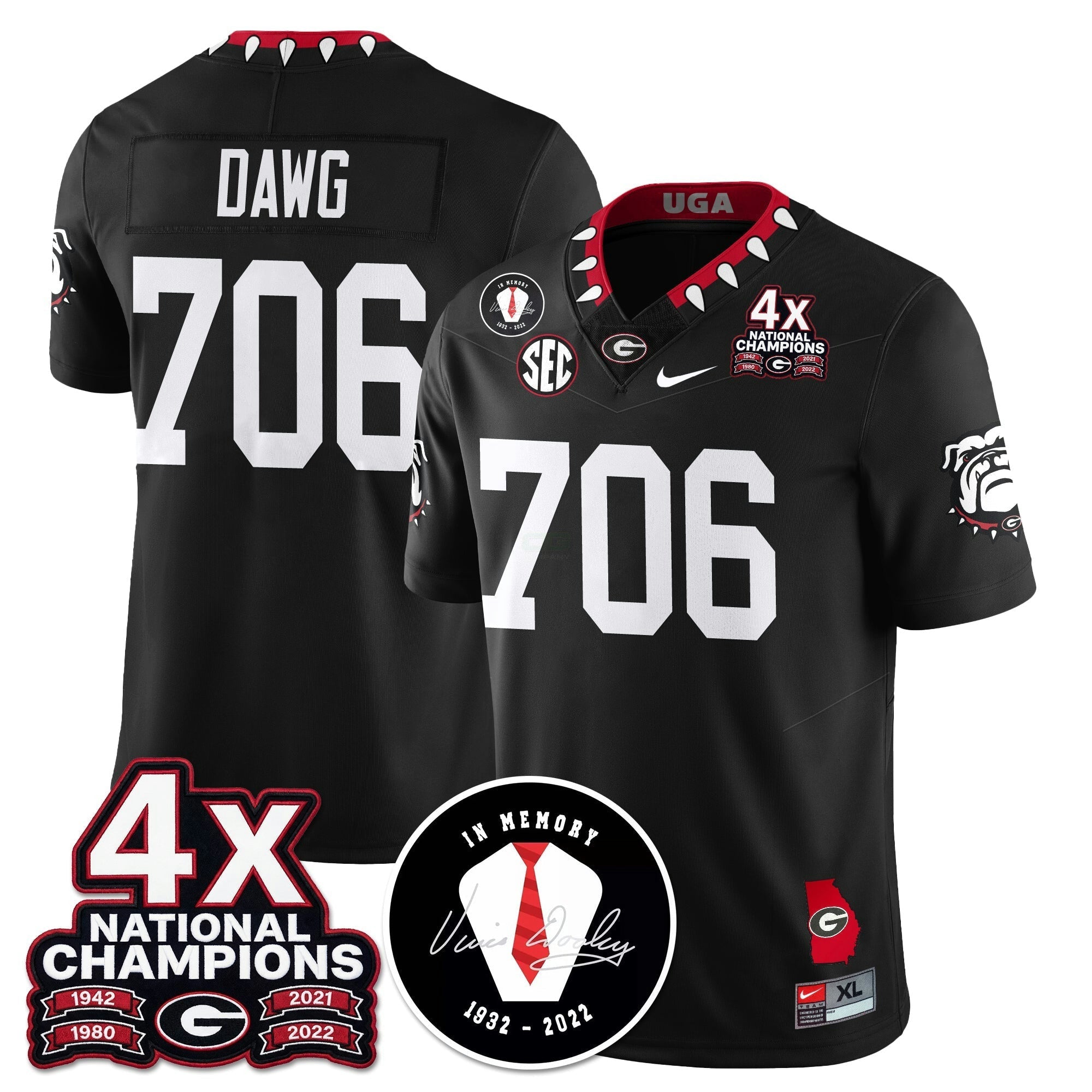 Camisa NCAA 4x-Time National Champions Vapor Limited Jersey