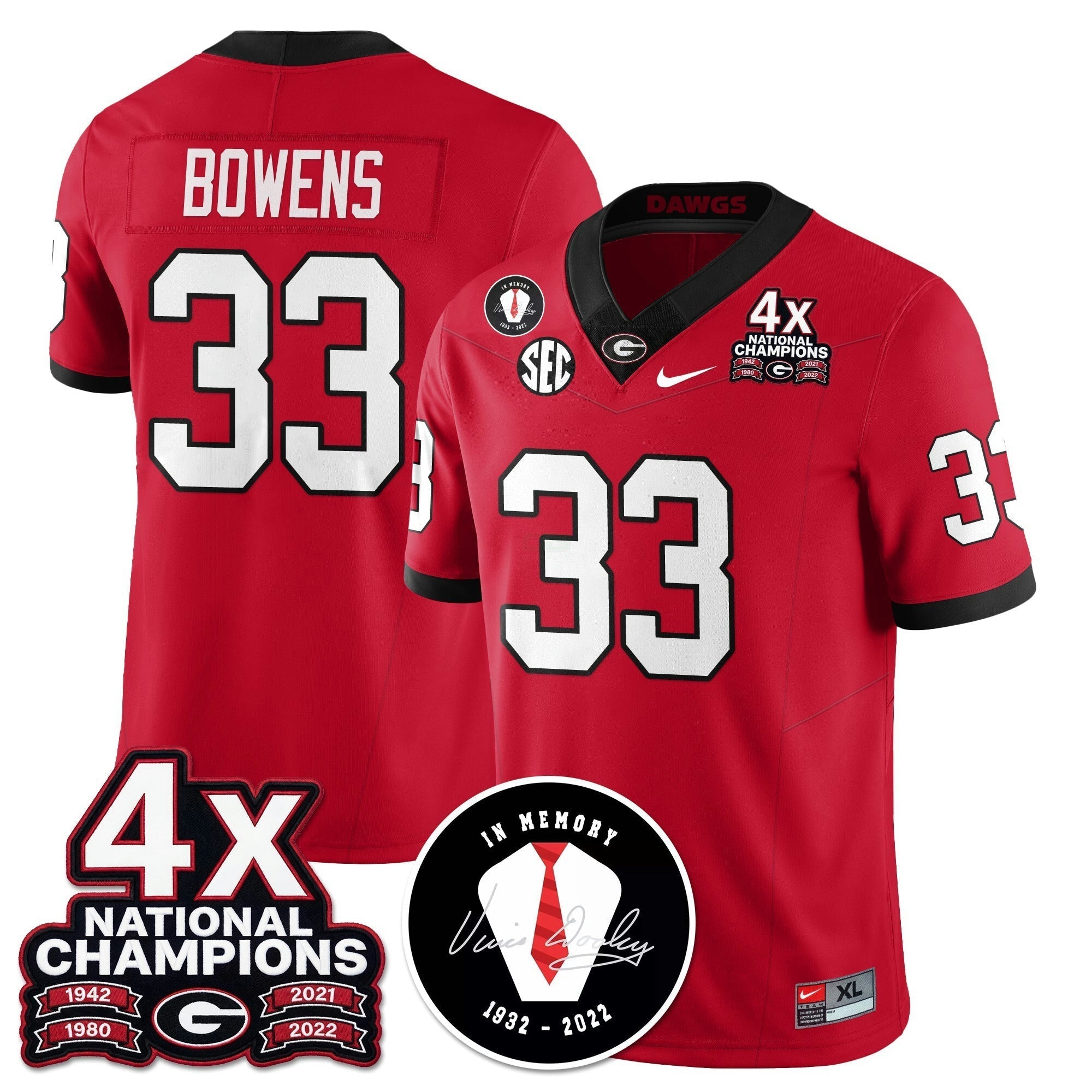 Camisa NCAA 4x-Time National Champions Vapor Limited Jersey