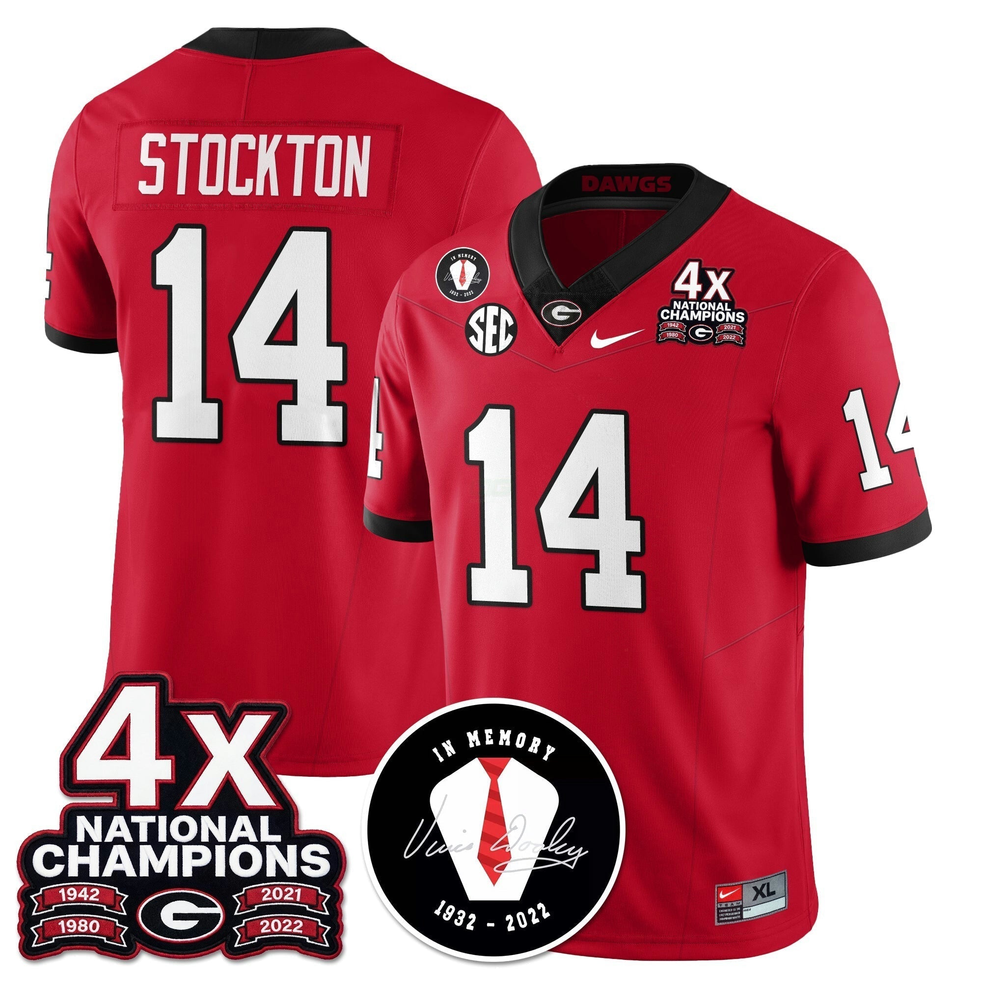 Camisa NCAA 4x-Time National Champions Vapor Limited Jersey