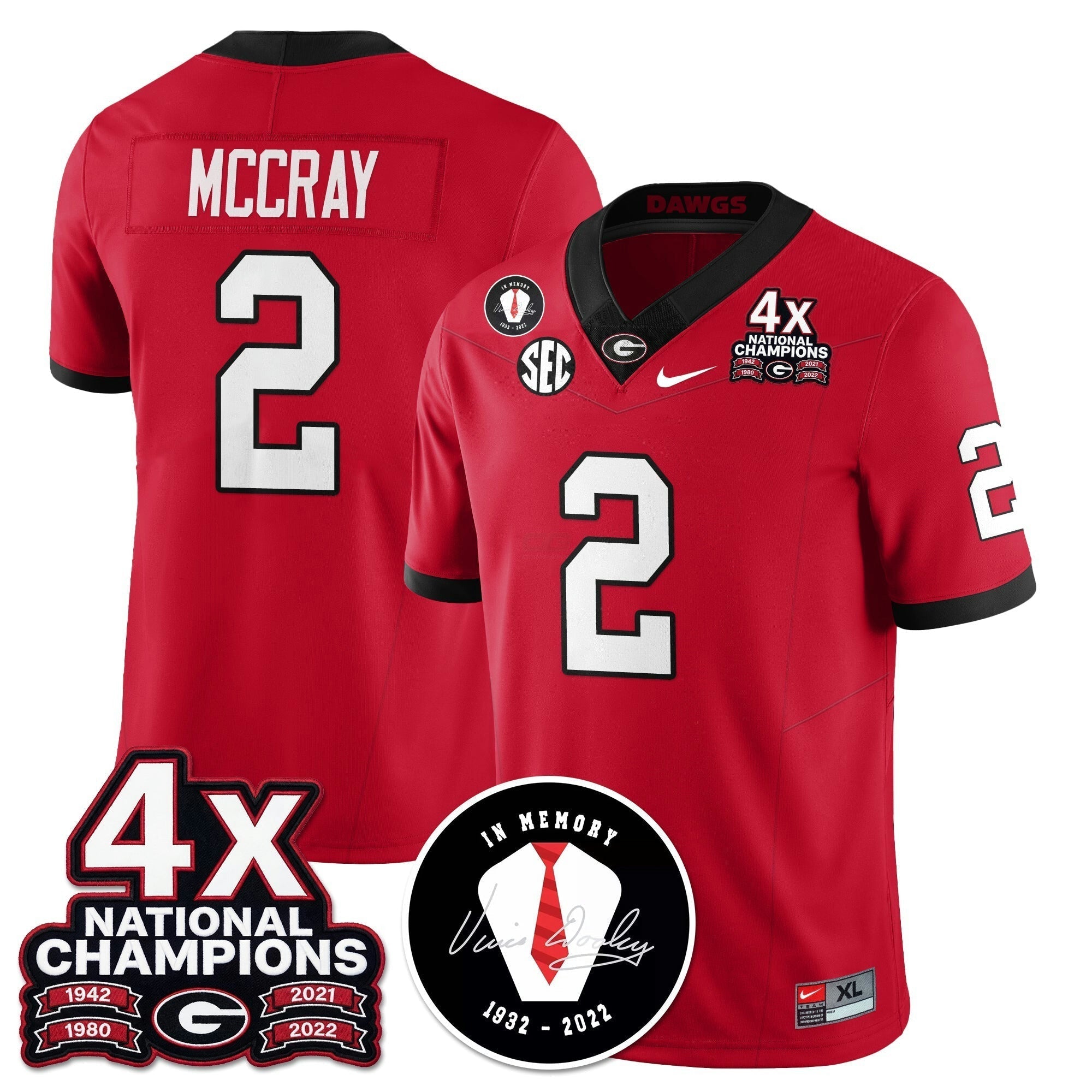 Camisa NCAA 4x-Time National Champions Vapor Limited Jersey