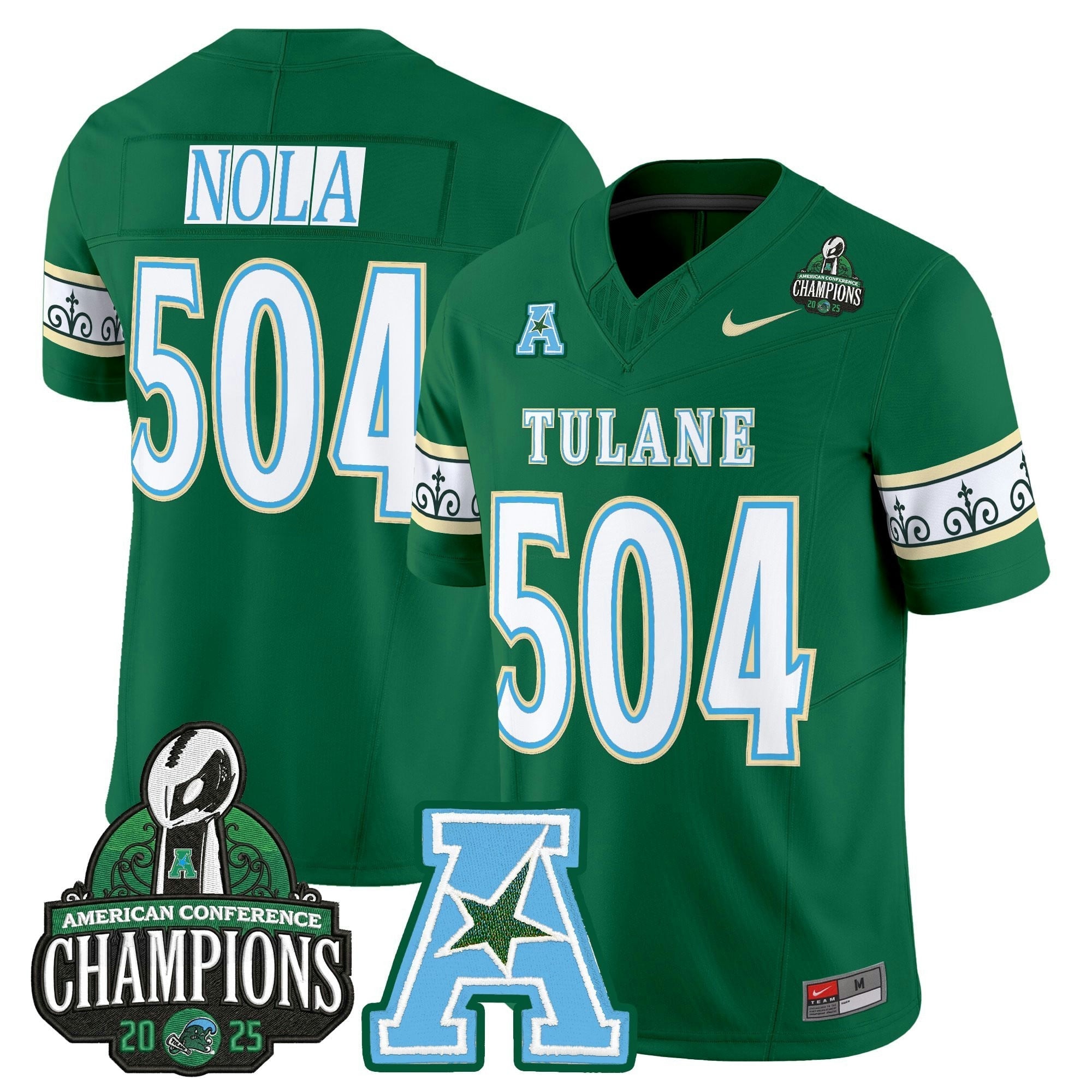 Camisa NCAA 'City Edition' Vapor Limited Jersey - 2025 American Athletic Conference Champions Patch
