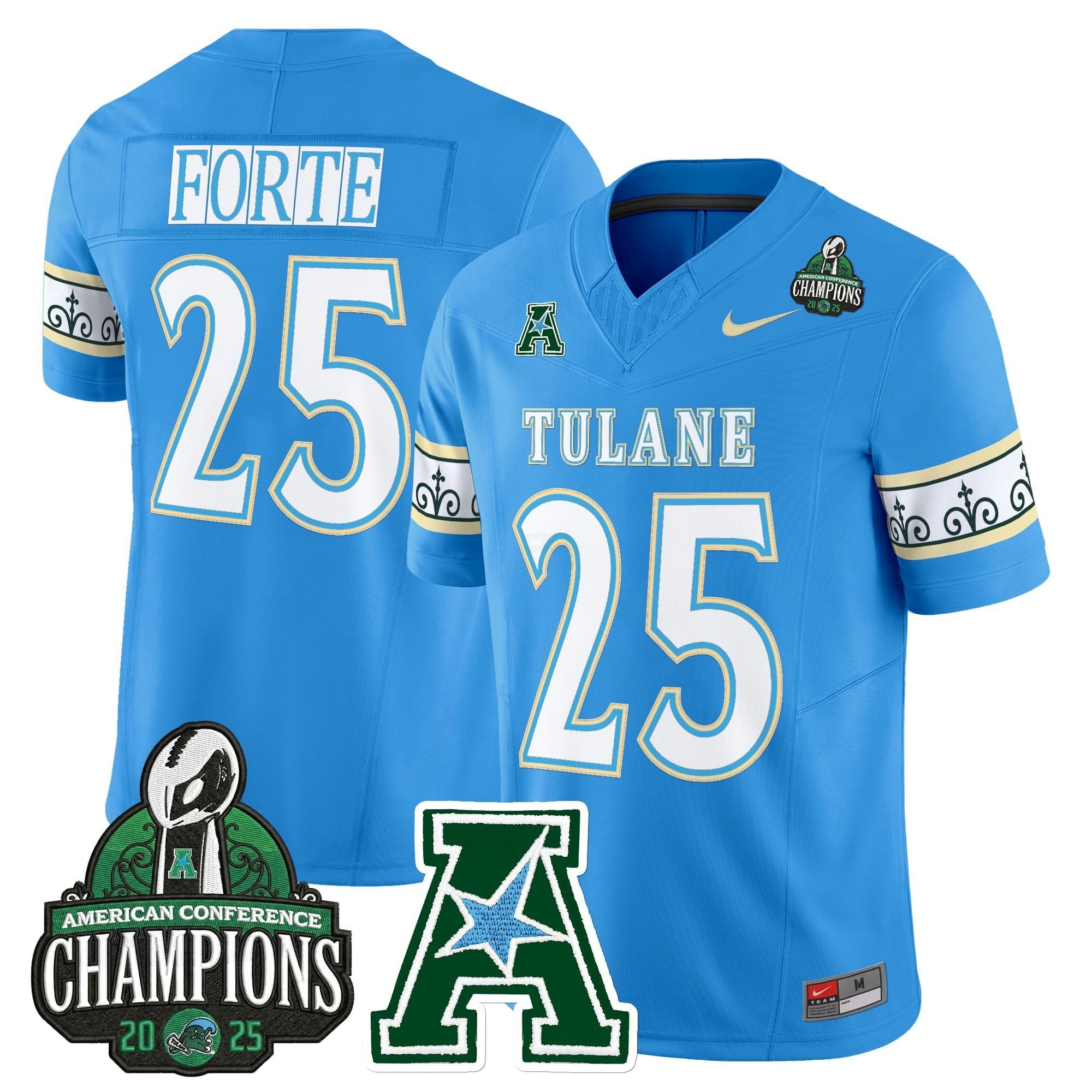 Camisa NCAA 'City Edition' Vapor Limited Jersey - 2025 American Athletic Conference Champions Patch