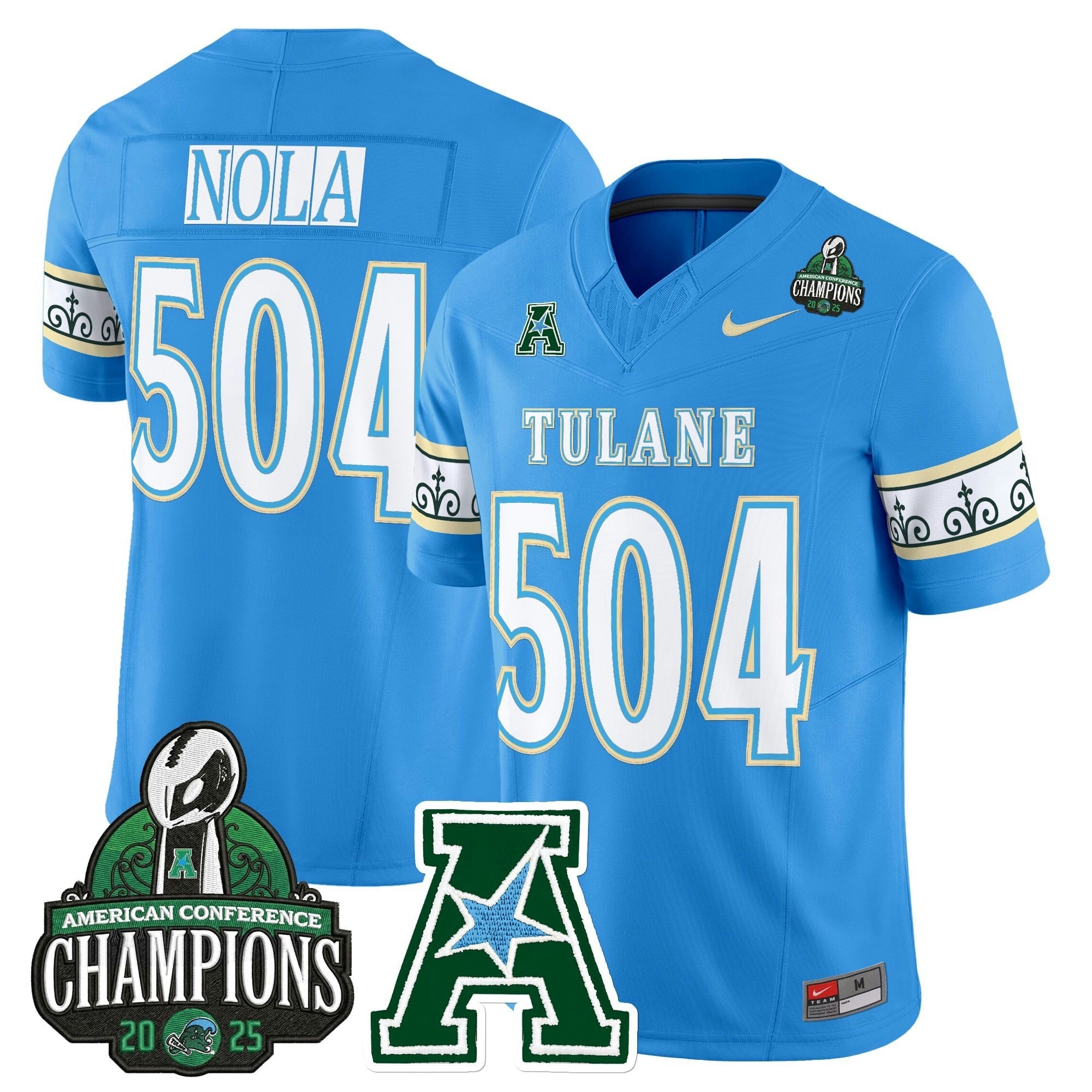 Camisa NCAA 'City Edition' Vapor Limited Jersey - 2025 American Athletic Conference Champions Patch