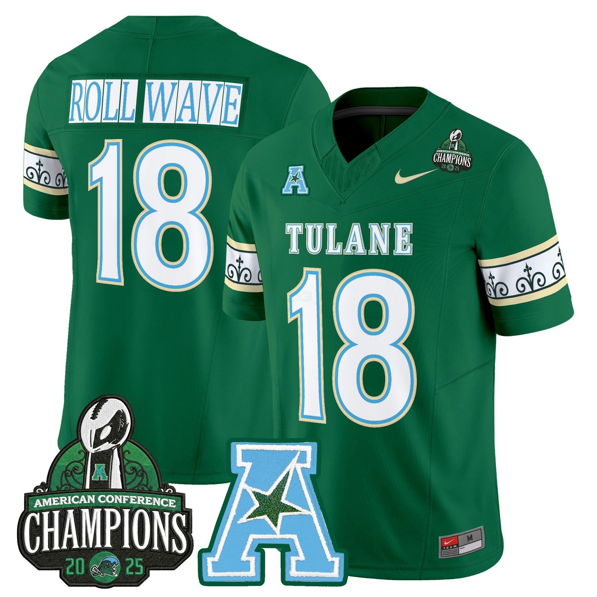 Camisa NCAA 'City Edition' Vapor Limited Jersey - 2025 American Athletic Conference Champions Patch
