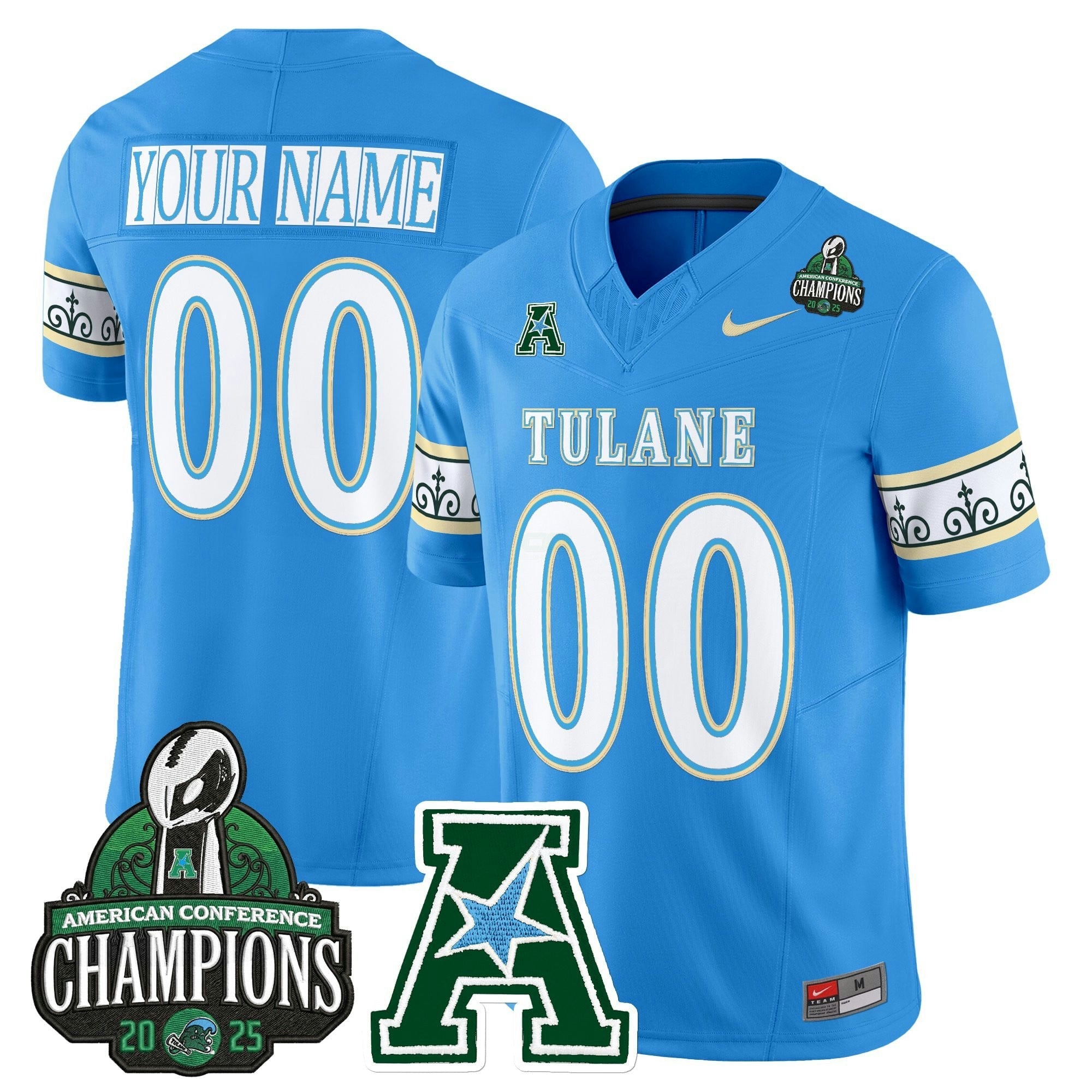 Camisa NCAA 'City Edition' Vapor Limited Jersey - 2025 American Athletic Conference Champions Patch