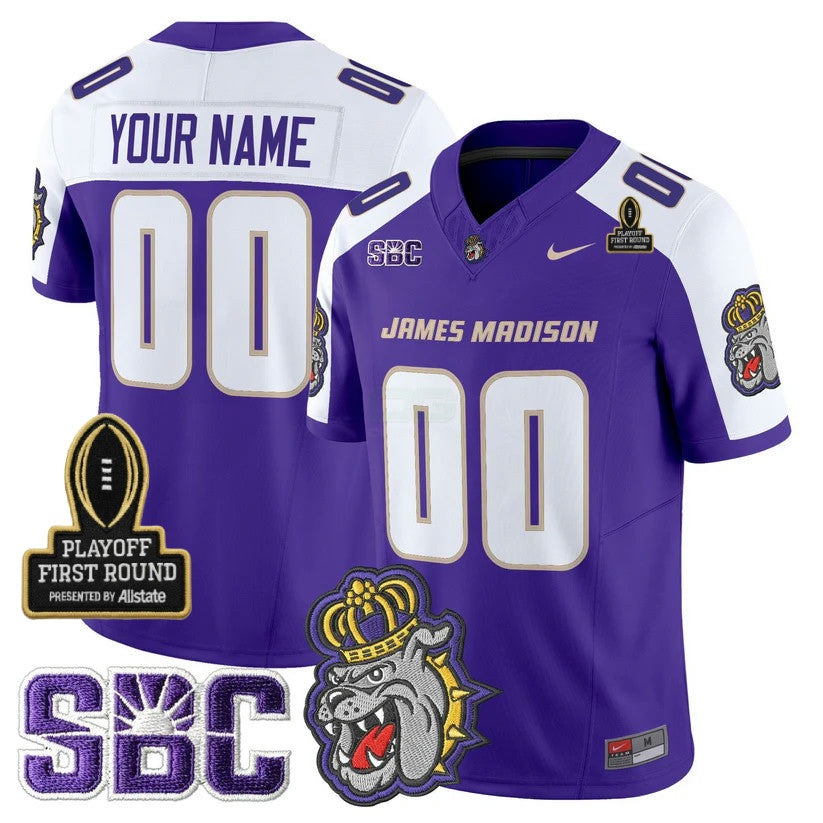 Camisa NCAA Custom 2025 Playoff First Round Patch Jersey