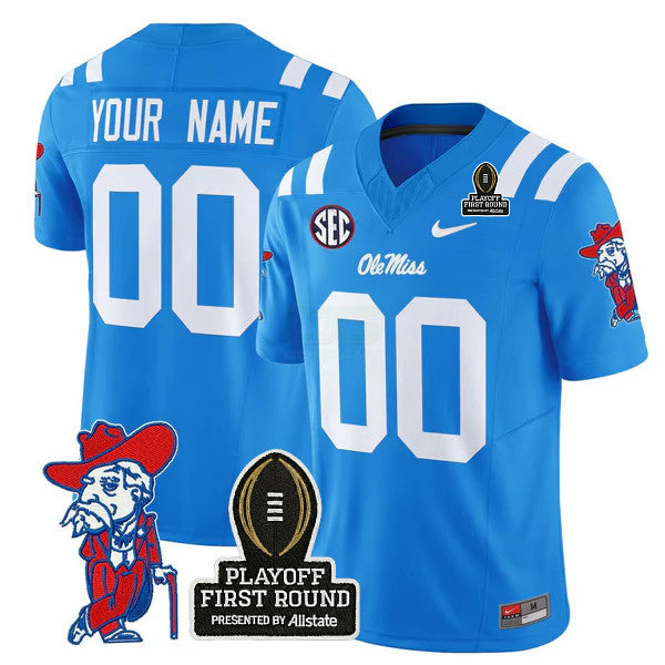 Camisa NCAA Custom 2025 Playoff First Round Vapor Limited Jersey