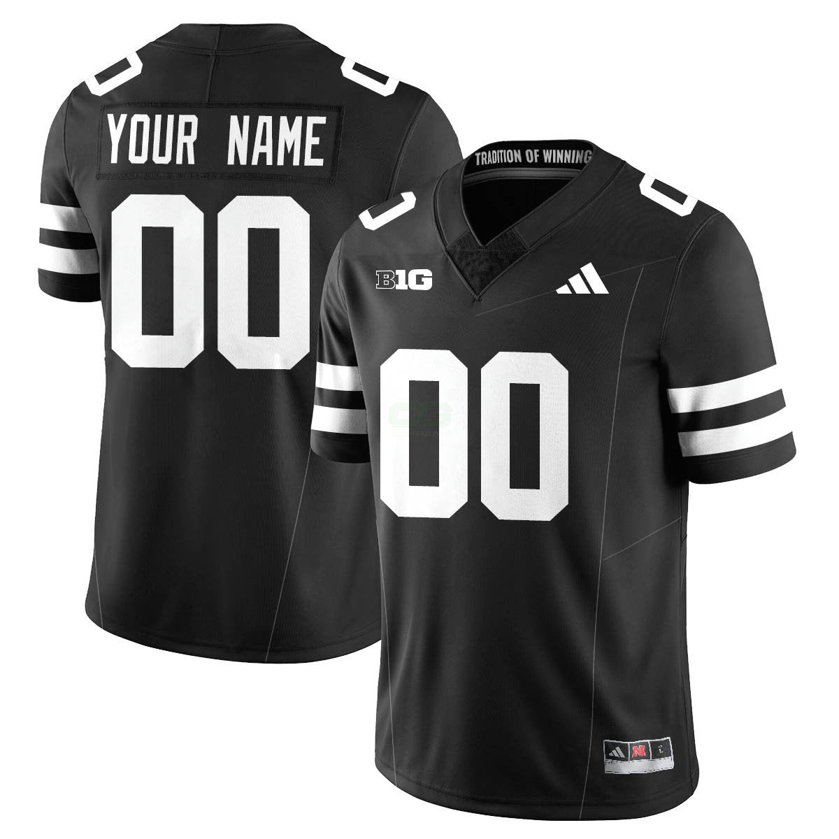 Camisa NCAA Custom Football 2025 "Blackout" Jersey