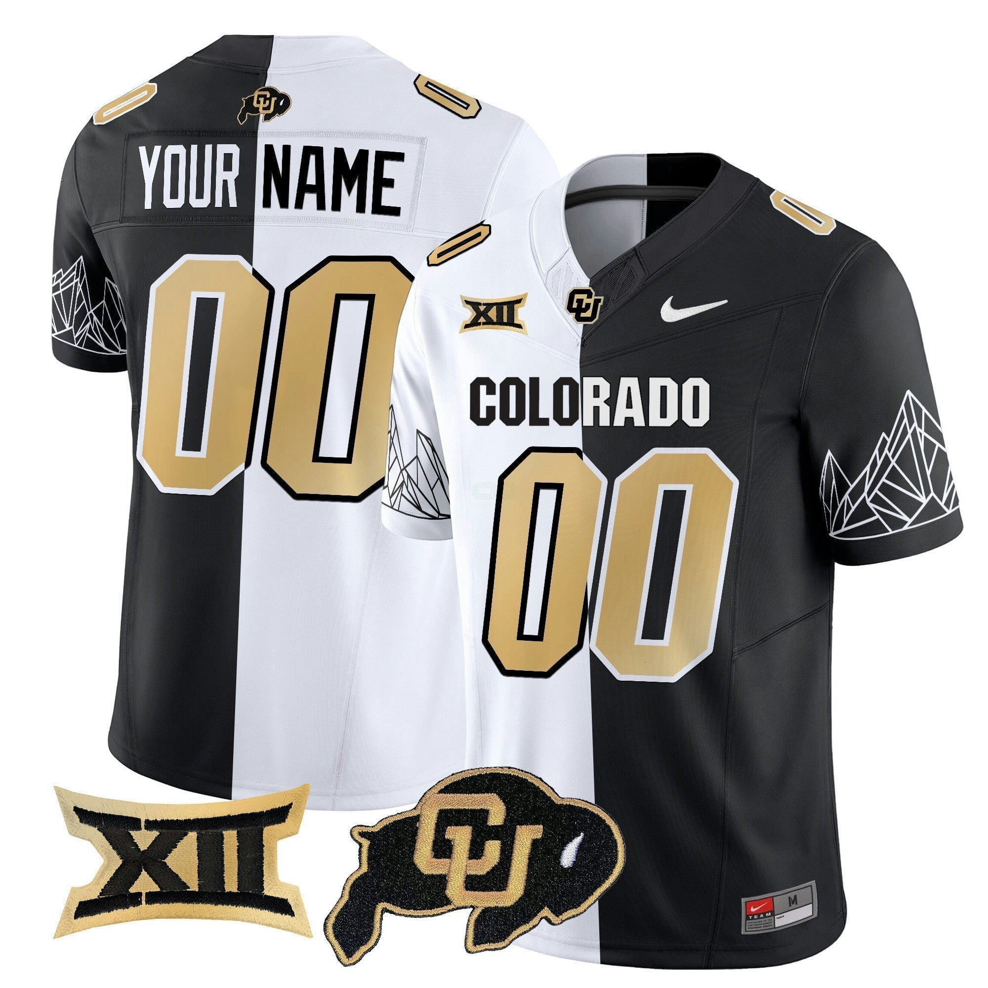 Camisa NCAA Custom Name/Gender Vapor Limited Jersey V3 - Big 12 XII Patch