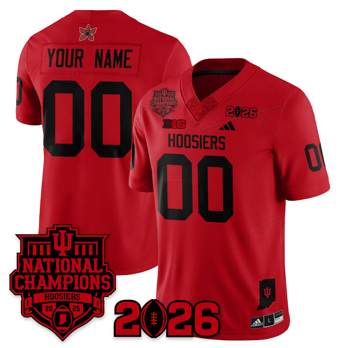 Camisa NCAA Custom Stranger Things Vapor Limited Jersey - 2025 National Champions