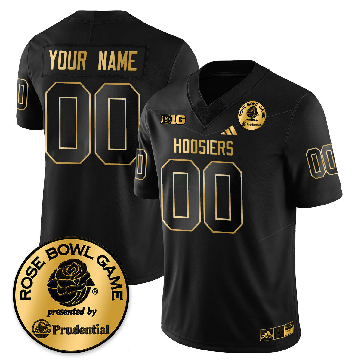 Camisa NCAA Custom Vapor Limited Football Gold Jersey - Rose Bowl