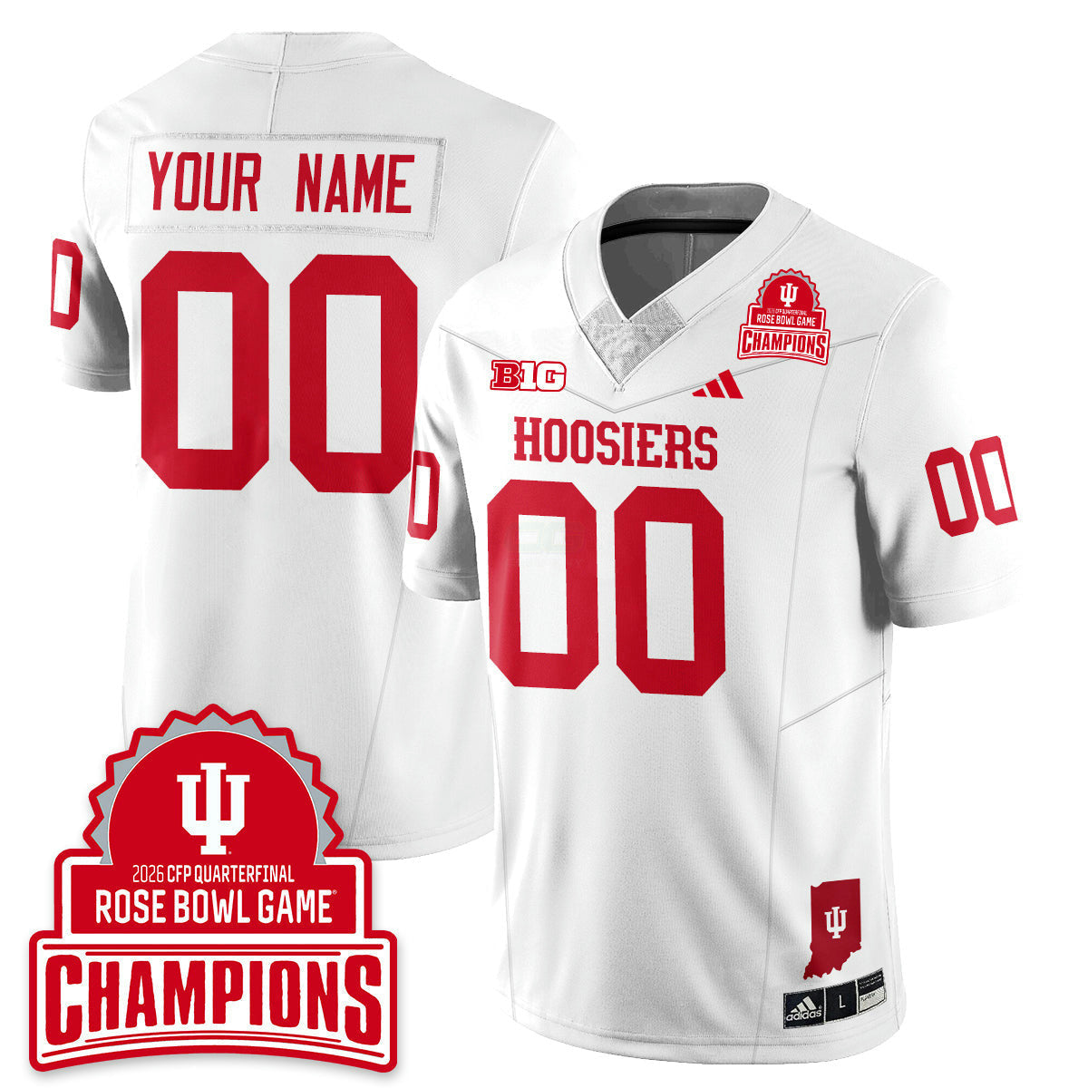 Camisa NCAA Custom Vapor Limited Jersey - Rose Bowl Champions