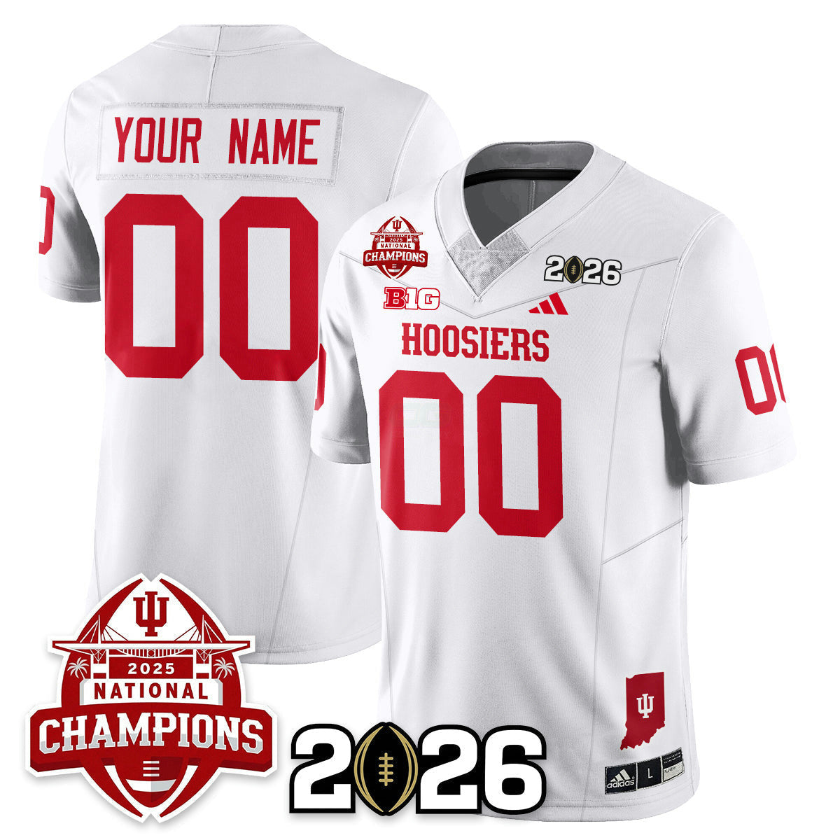 Camisa NCAA Custom Vapor Limited Jersey V2 - 2025 National Champions