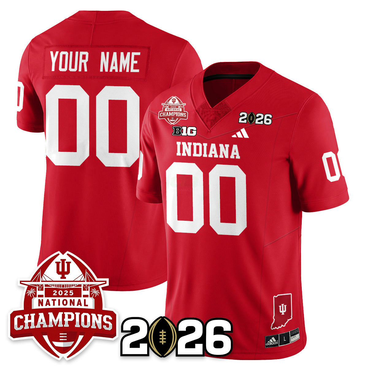 Camisa NCAA Custom Vapor Limited Jersey V2 - 2025 National Champions
